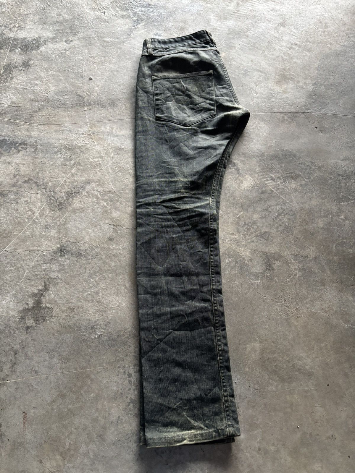 Hysteric Glamour SICK SUPERFINE WASHED WAXED ITALY JEANS HEIDI SLIMANE INSPO Size US 31 - 17 Thumbnail