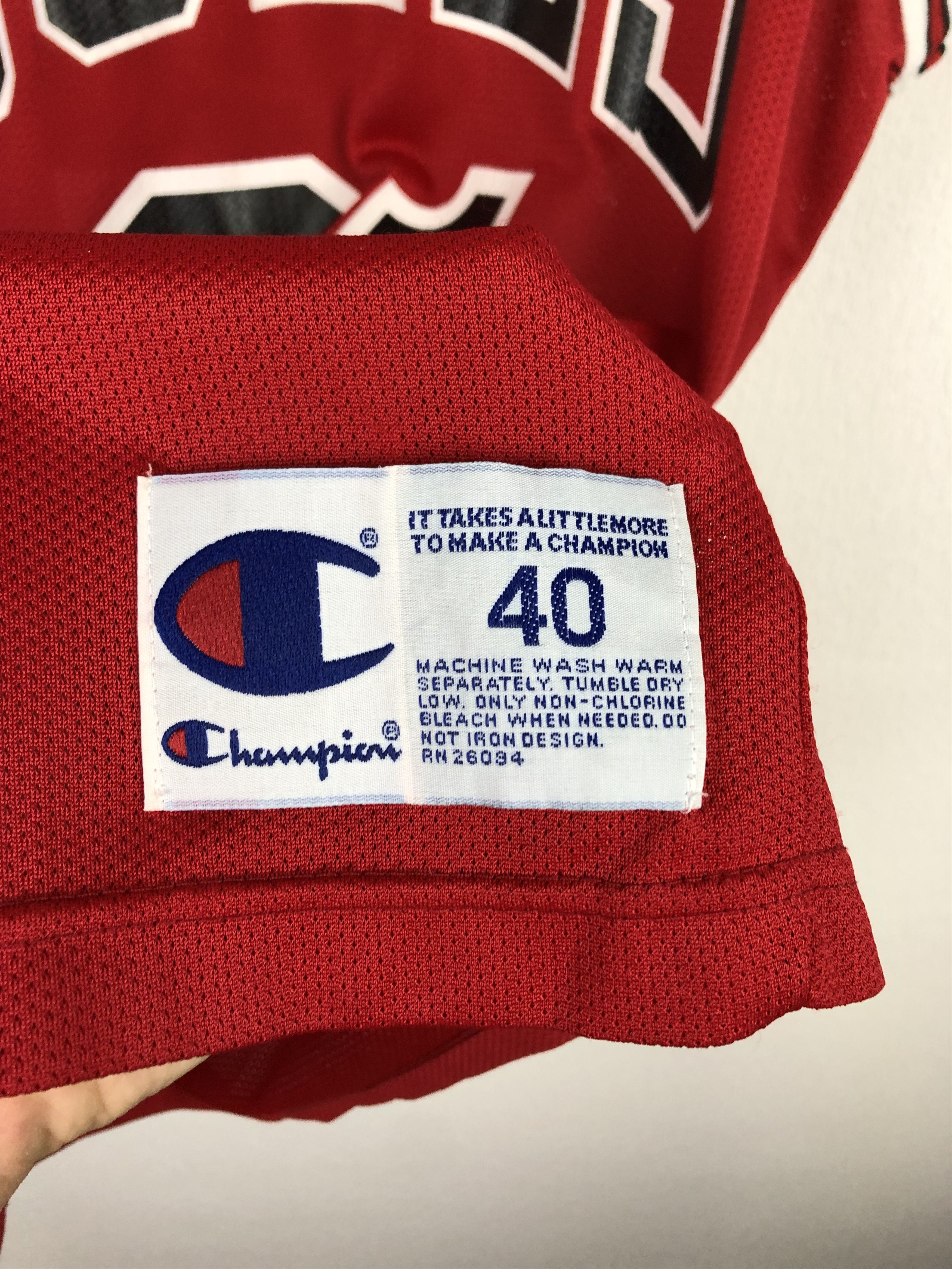 Champion Vintage Champion Dennis Rodman Chicago Bulls Jersey NBA Size US M / EU 48-50 / 2 - 4 Thumbnail
