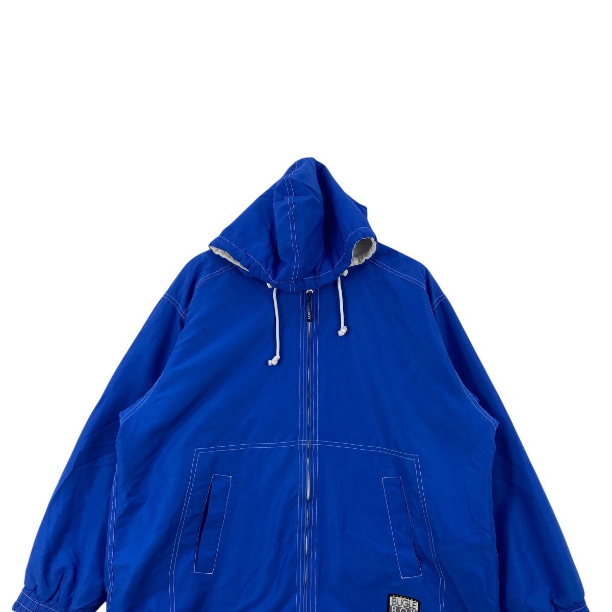 Bugle Boy Vintage BUGLE BOY Hooded Jacket Windbreaker Oversized Size US XL / EU 56 / 4 - 2 Thumbnail