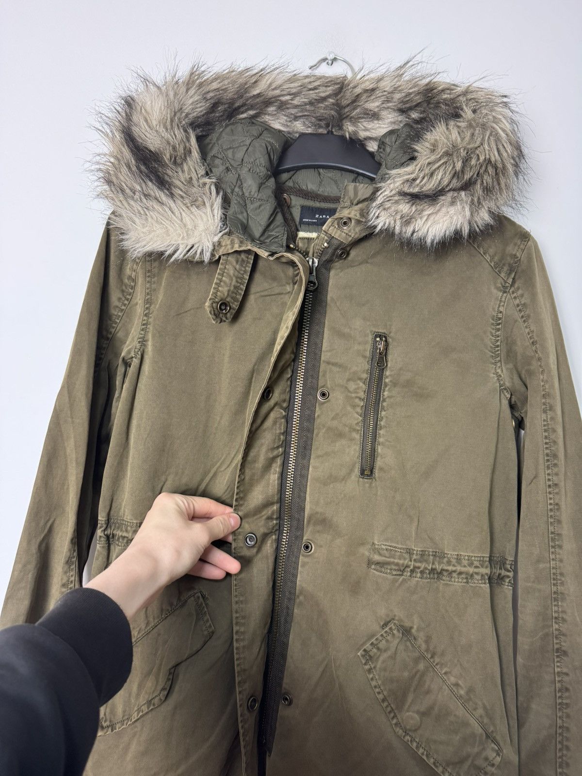 Vintage Vintage Archive Parka with Faux Fur Hood Japanese Style Size S / US 4 / IT 40 - 7 Thumbnail