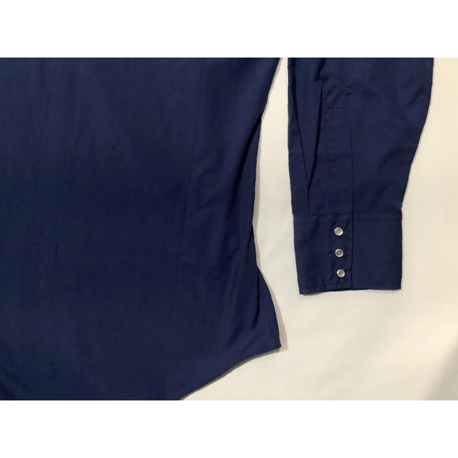 Vintage Plains Western Wear Shirt Mens 2XL Blue Eagle Flag Embroidered Pearl Snap Size US XXL / EU 58 / 5 - 4 Thumbnail