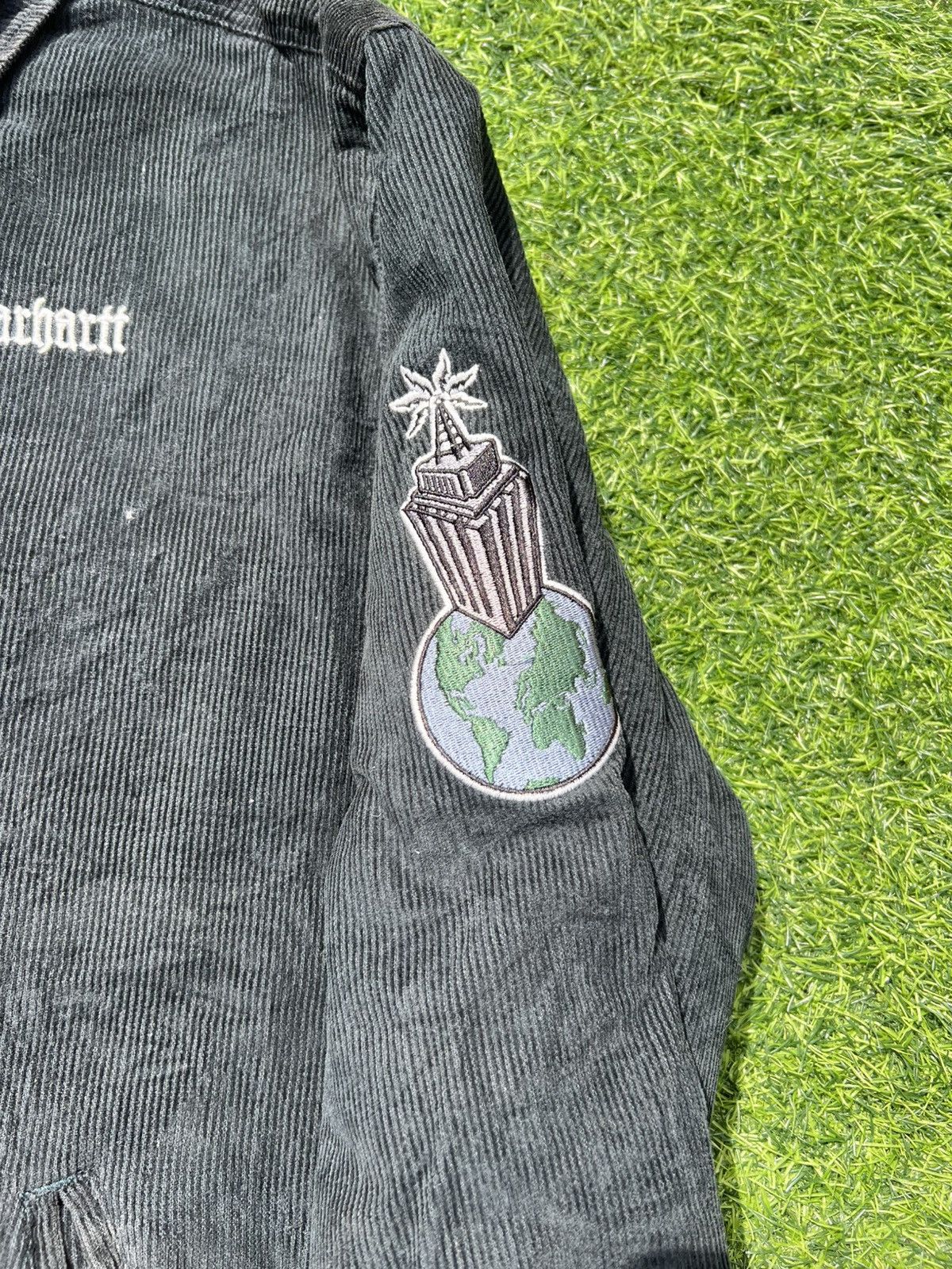 Carhartt CARHARTT WIP “Local Global” Corduroy Letterman Jacket -L Size US L / EU 52-54 / 3 - 3 Thumbnail
