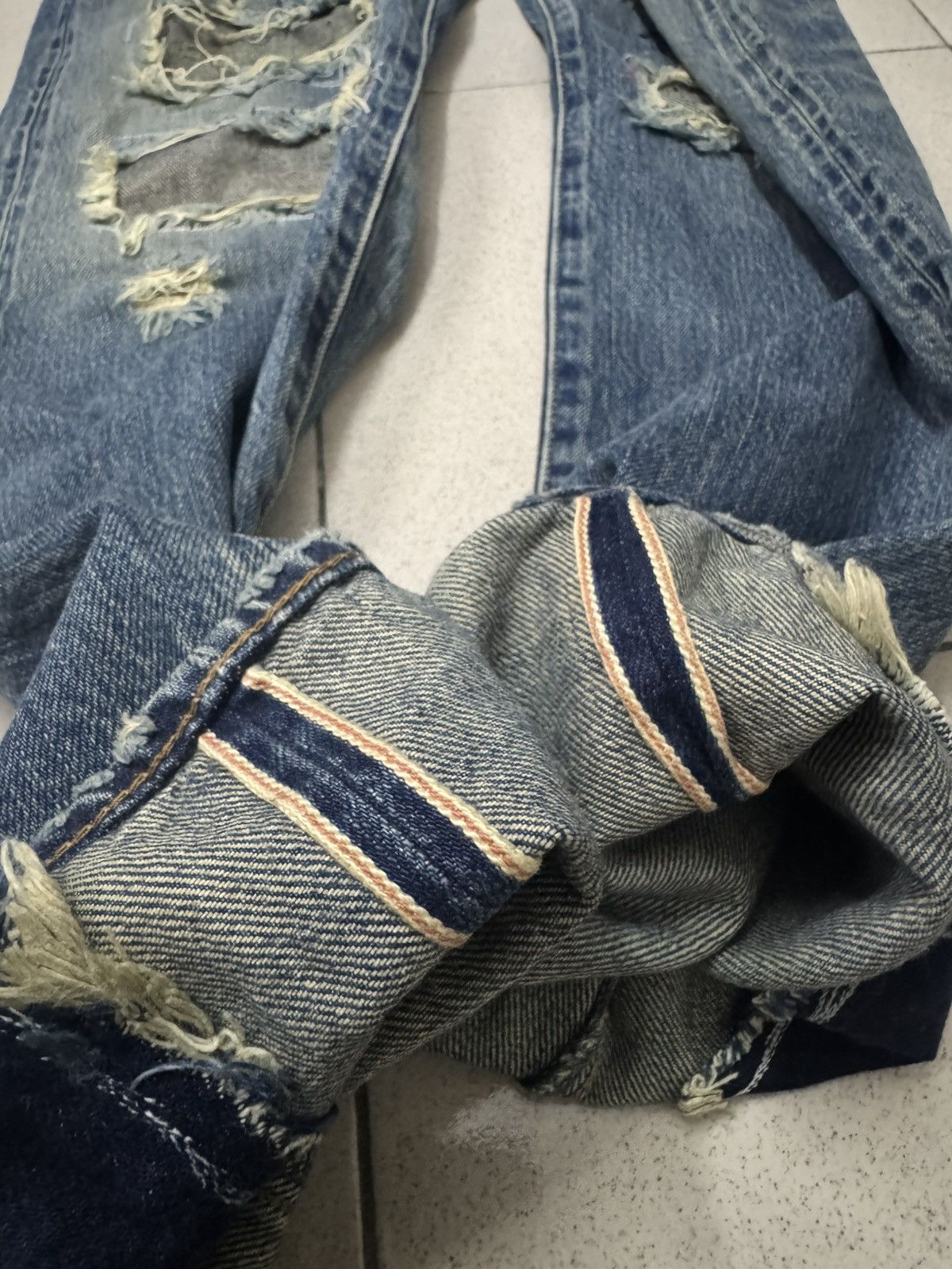 Hysteric Glamour HYSTERIC GLAMOUR DESTROYED JEANS SIZE 30 Size US 30 / EU 46 - 7 Thumbnail