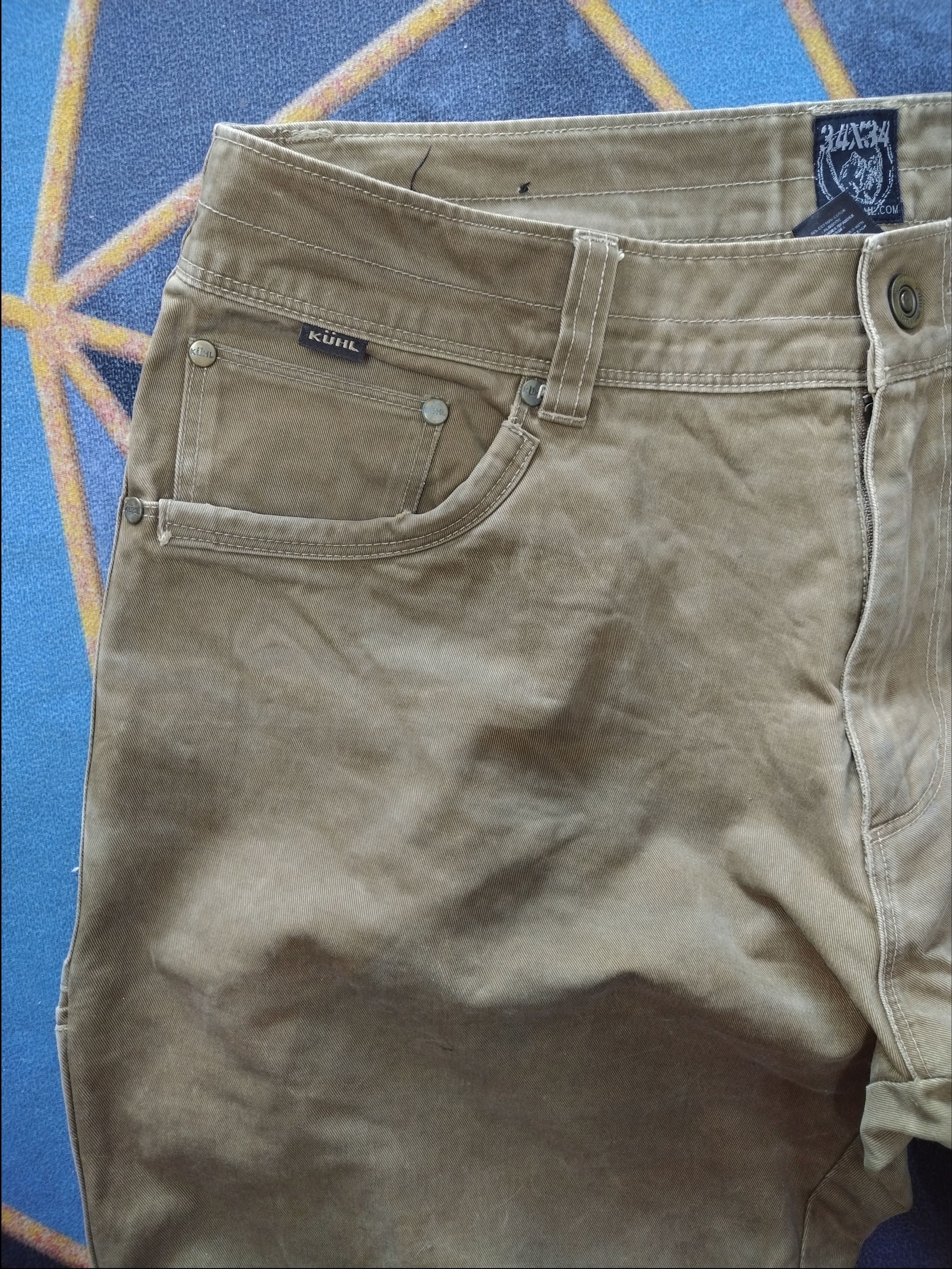 Kuhl × Mountain Khakis Kuhl Mountain Ryder Revolution Hiking Pants Distressed Size US 34 / EU 50 - 14 Thumbnail