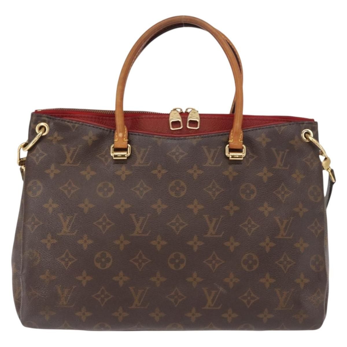 Louis Vuitton Louis Vuitton Pallas Tote Monogram Canvas with Leather Size ONE SIZE - 1 Thumbnail