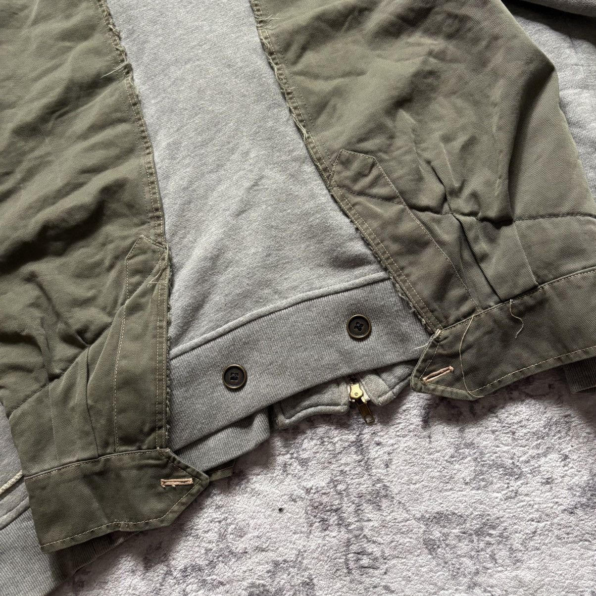 Japanese Brand XN3HB Reconstructed Military Cargo Hoodie Grey | Size M Size US M / EU 48-50 / 2 - 9 Thumbnail