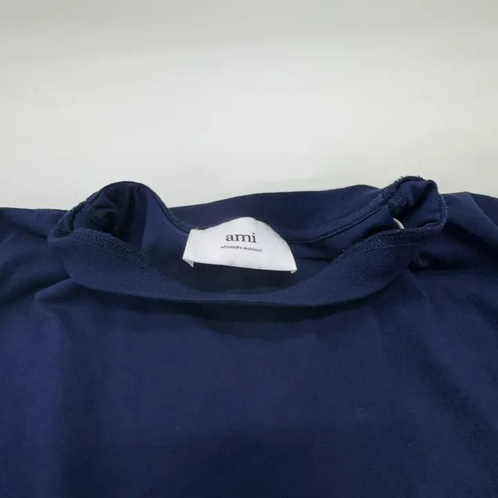 AMI AMIPARIS SS23 Embroidered Logo T-Shirt for Couples -2507 Size US M / EU 48-50 / 2 - 6 Thumbnail
