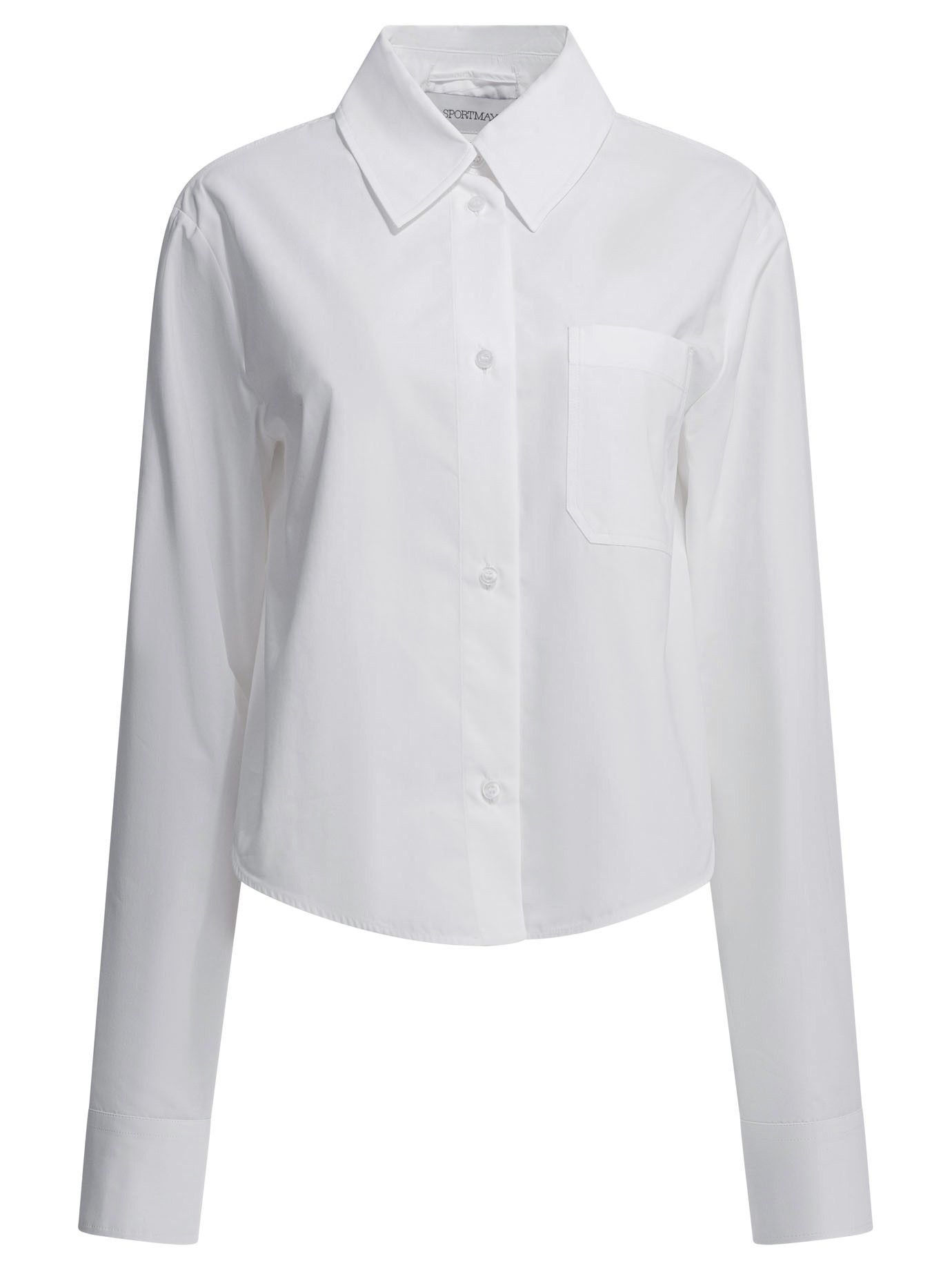 Max Mara Cotton Shirt With Pleated Back Size M / US 6-8 / IT 42-44 - 1 Thumbnail