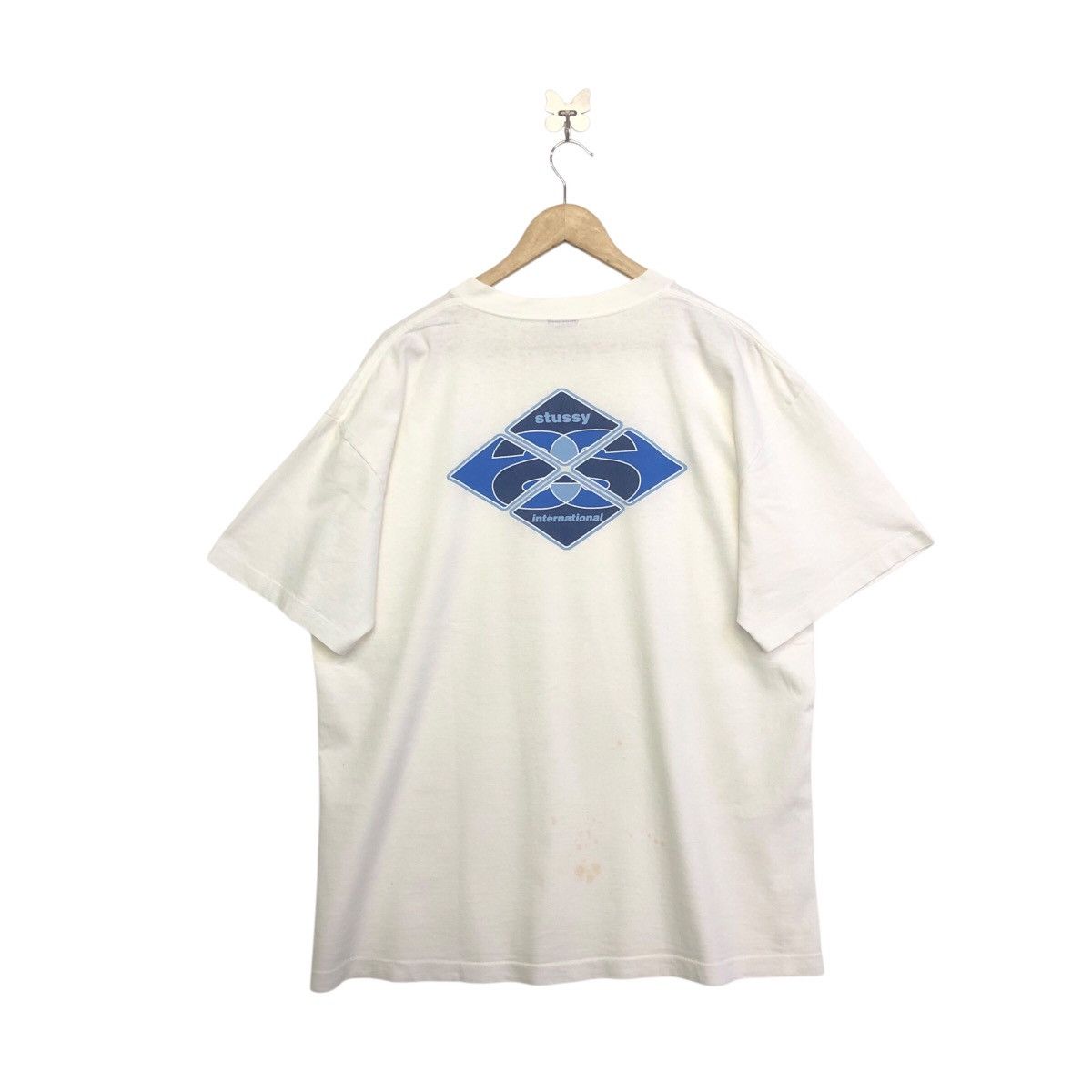 Stussy VINTAGE 90 STUSSY INTERNATIONAL MOTION SPELLOUT TSHIRT Size US L / EU 52-54 / 3 - 1 Thumbnail