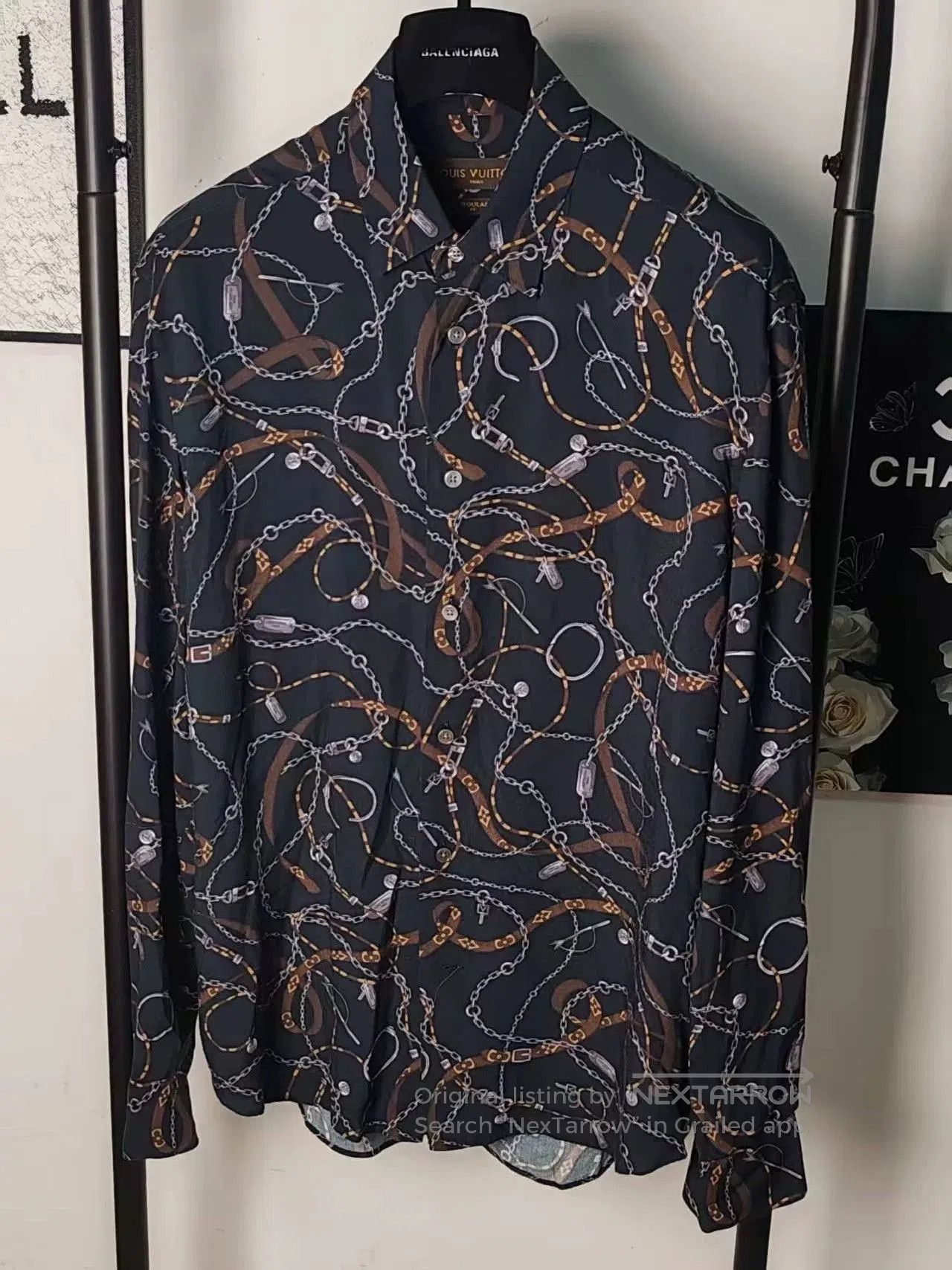 Louis Vuitton Authentic LV Chain Shirt in Blue. Size US M / EU 48-50 / 2 - 1 Thumbnail