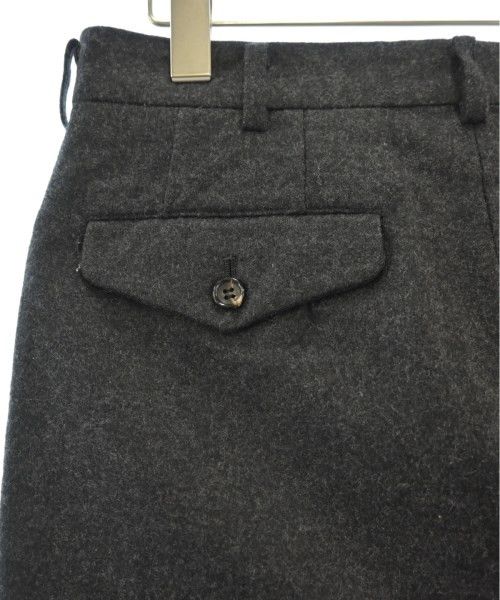 Comme des Garcons Homme Plus Casual Pants Slacks Plain Zipper Wool Hem Folded Gray Size US 30 / EU 46 - 5 Thumbnail