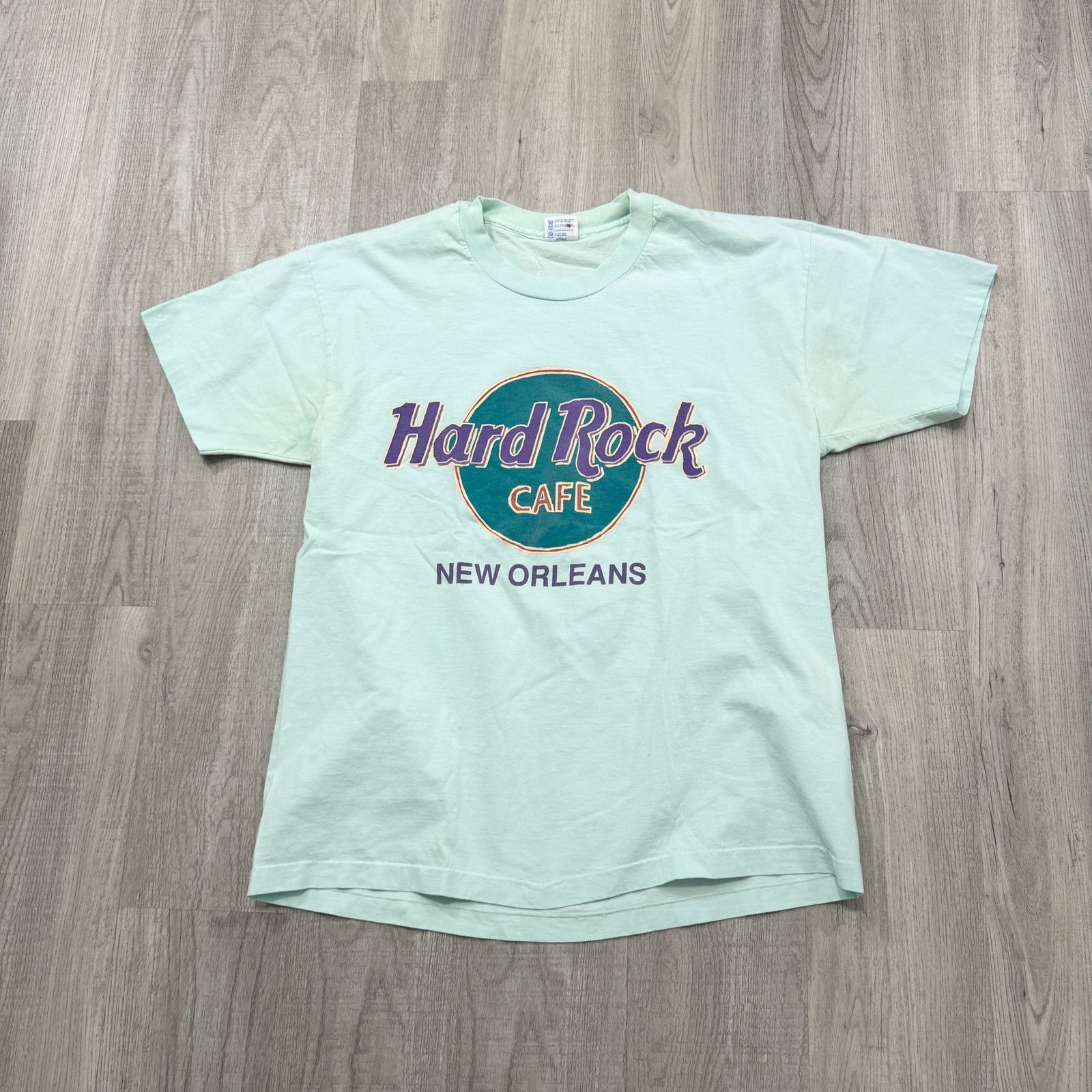 Vintage Vintage Hard Rock Cafe New Orleans Men's XL Teal Size US XL / EU 56 / 4 - 1 Thumbnail