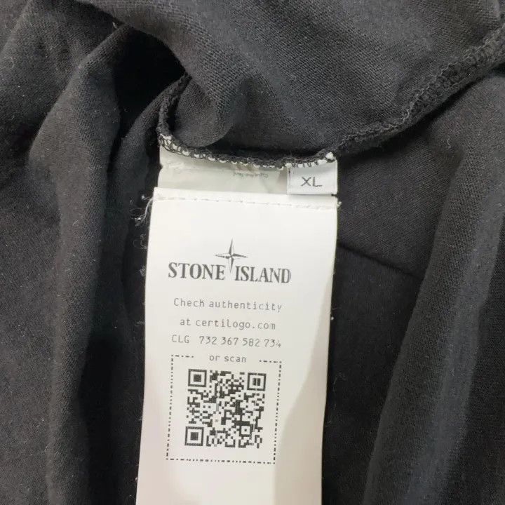 Stone Island Stone Island Black Logo Short Sleeve TShirt -2506 Size US XL / EU 56 / 4 - 5 Thumbnail