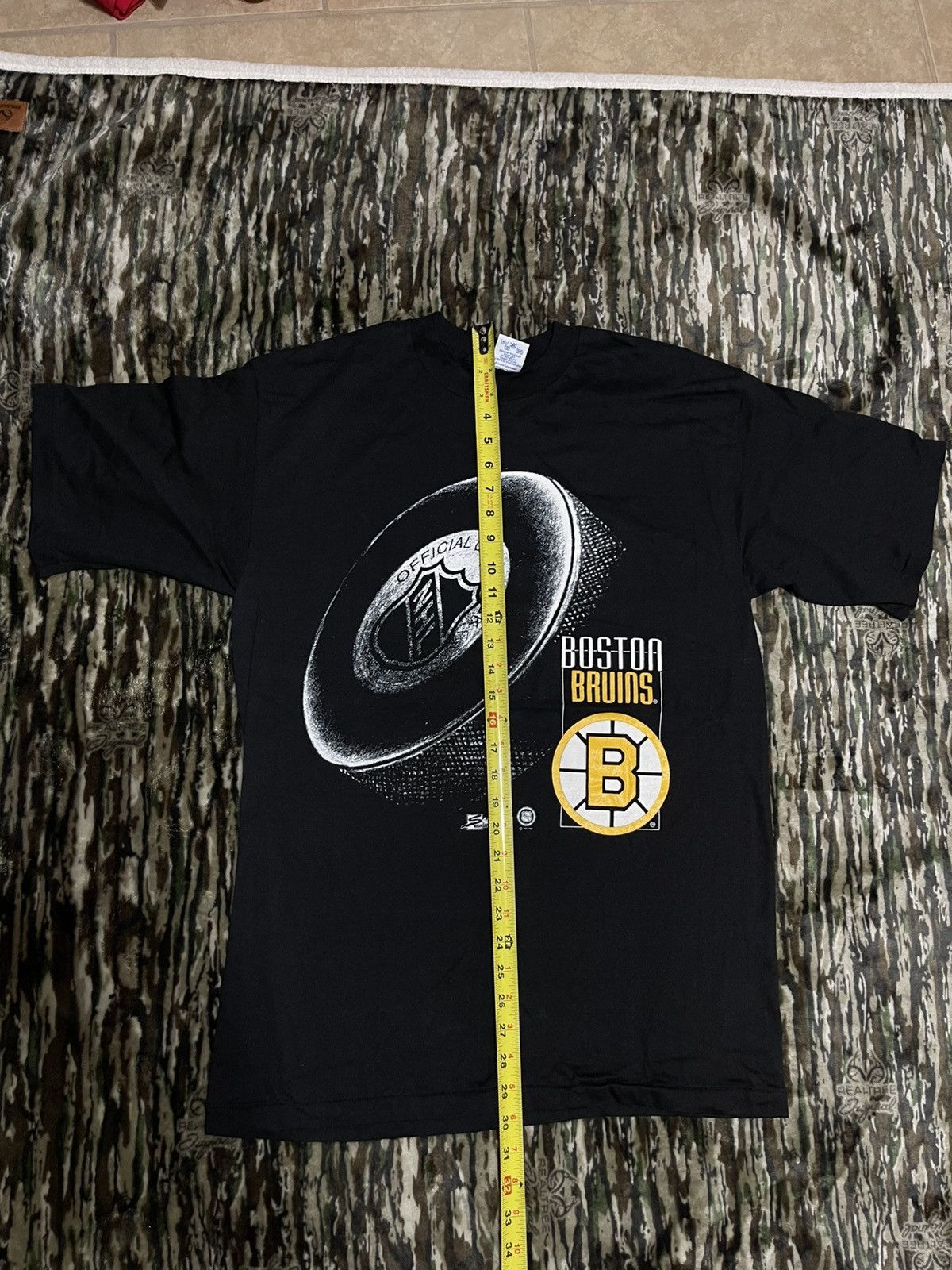 Salem Sportswear 1991 Boston Bruins hockey tee hockey #90sstreetwear Size US L / EU 52-54 / 3 - 2 Thumbnail