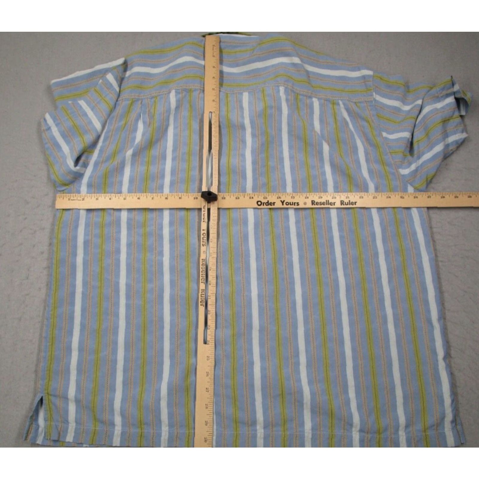 Tommy Bahama Tommy Bahama Shirt Mens 2XL Silk Striped Blue Button Up Hawaiian Loop Collar Size US XXL / EU 58 / 5 - 4 Thumbnail