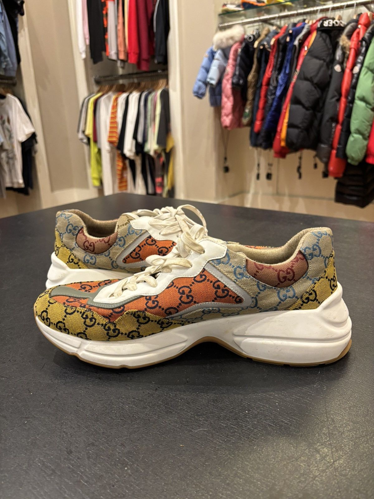 Gucci Gucci Rython Multi Monogram (13.5) Size US 13 / EU 46 - 3 Thumbnail