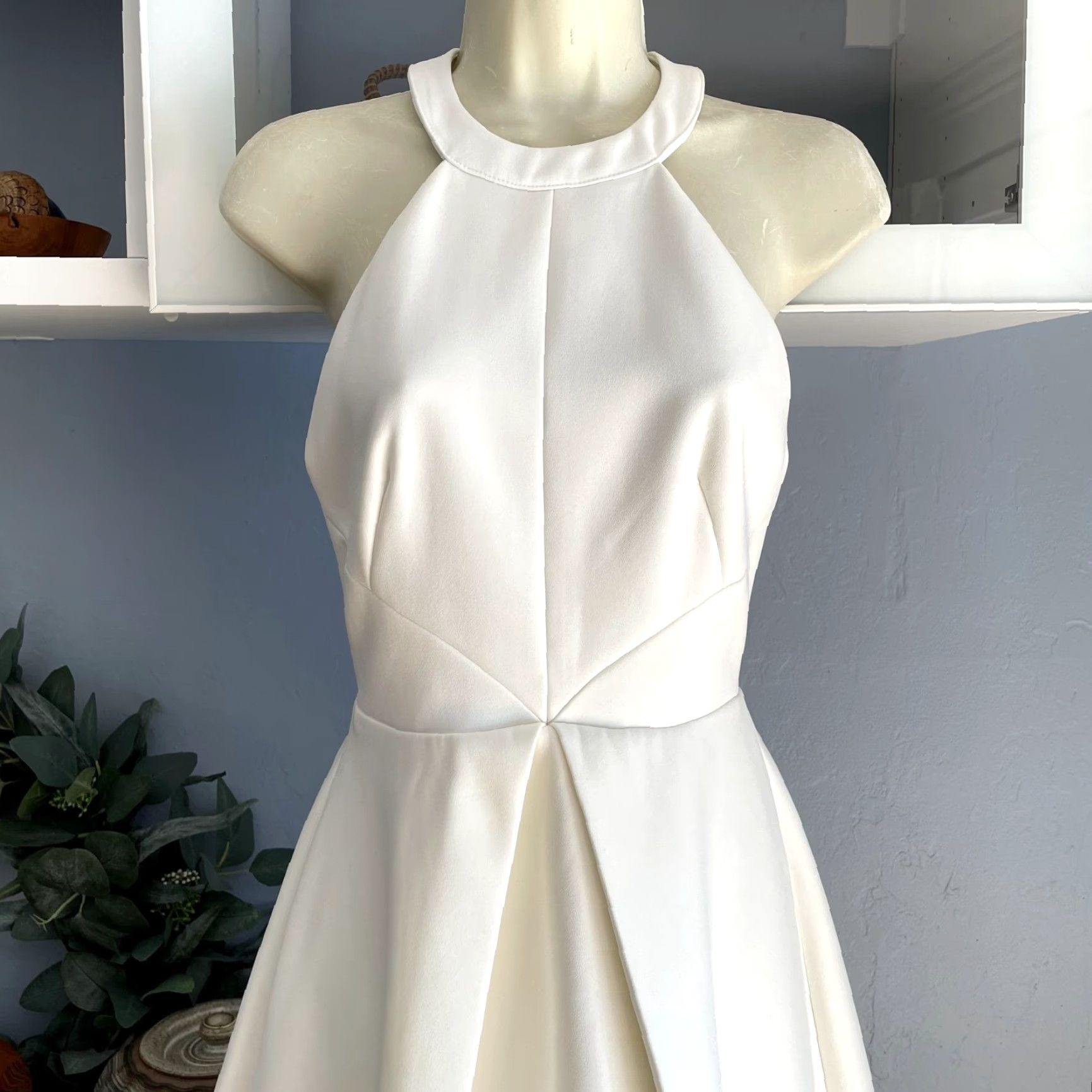 Vintage Keepsake Adore You Mini Dress Back cut-out White Fit & Flare XS Dress Women Sleeveless Party Cocktail Short Back Keyhole Zip Size XS / US 0-2 / IT 36-38 - 3 Thumbnail