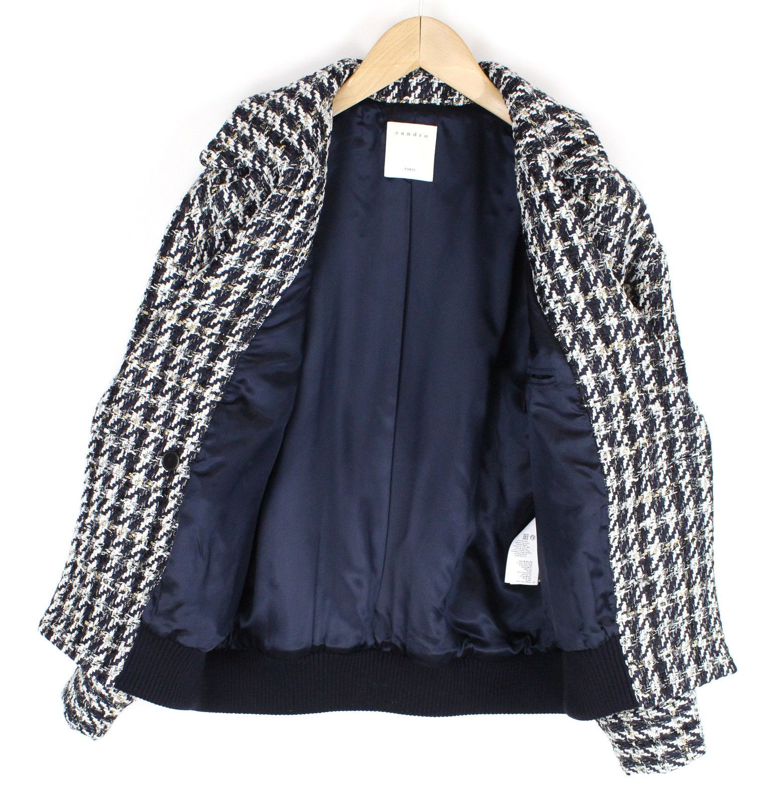 Sandro SANDRO Jacket Womens (EU) 38 Short Double Breasted Lined Size M / US 6-8 / IT 42-44 - 5 Thumbnail