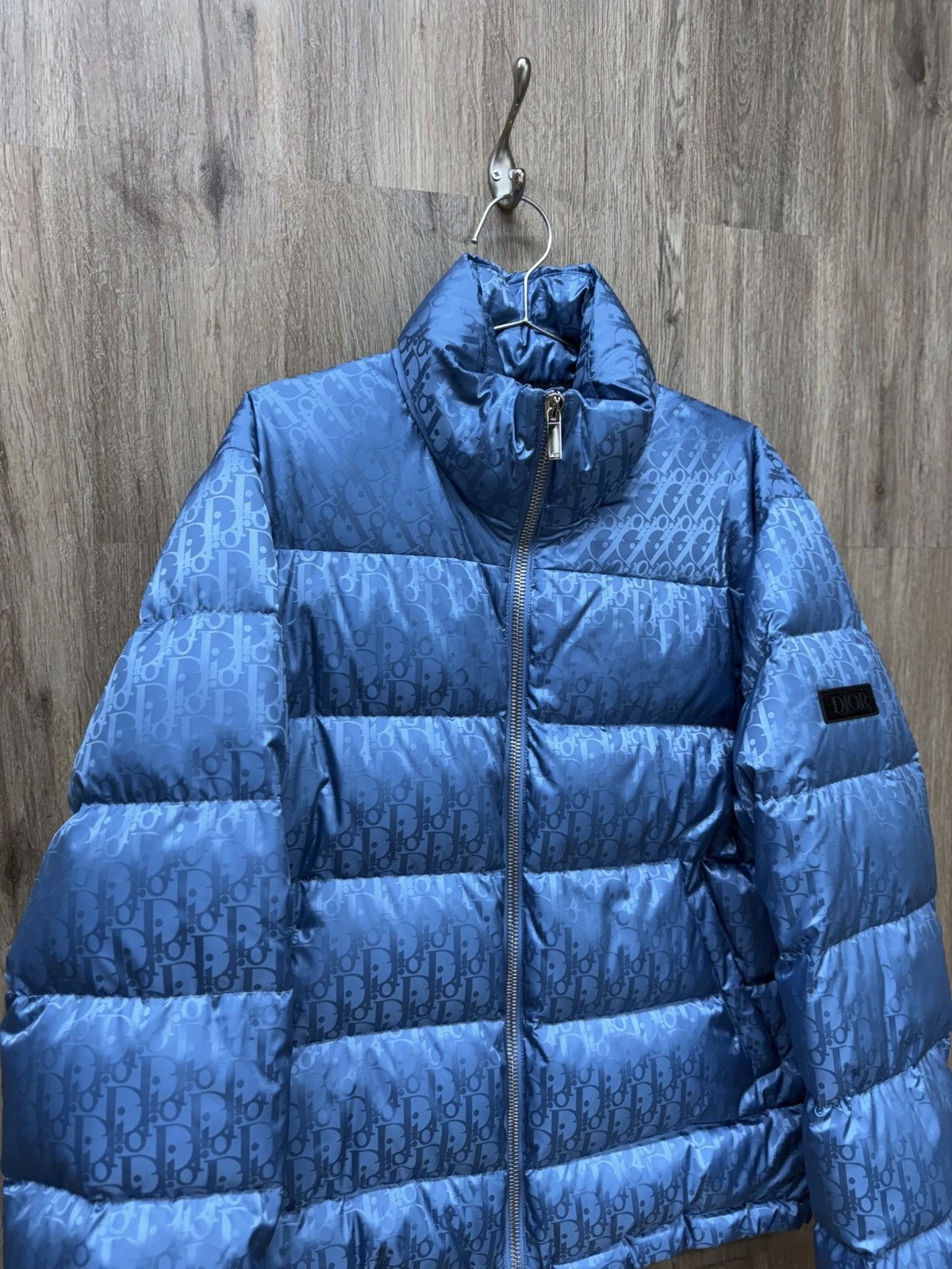 Dior Christian Dior Baby Blue Puffer Jacket Size US M / EU 48-50 / 2 - 2 Thumbnail