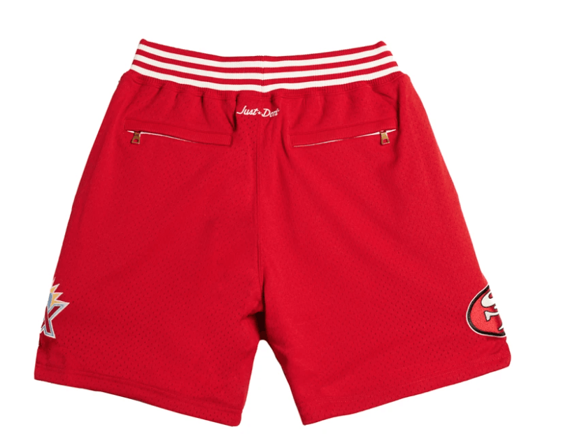 Just Don × Mitchell & Ness SF 49ers Just Don x Mitchell & Ness NFL Shorts Limited Size US 32 / EU 48 - 3 Thumbnail