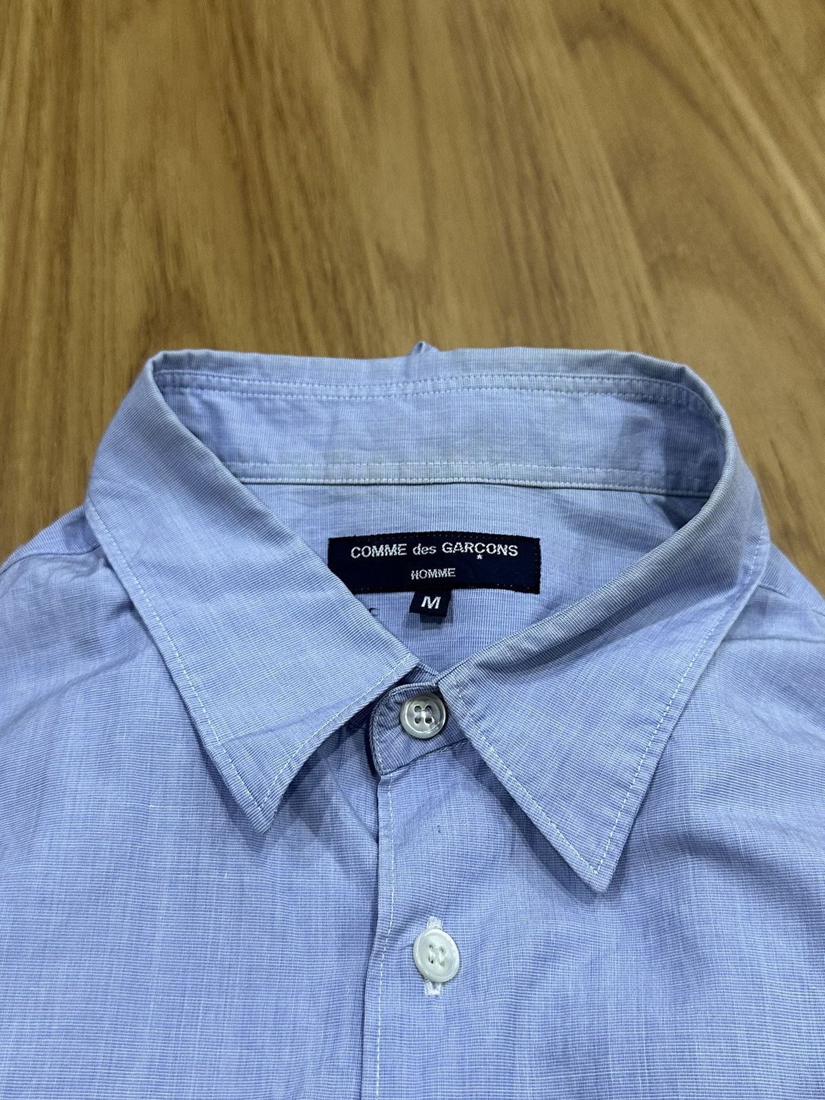 Comme des Garcons Cdg Homme White Lining L/S Shirt Size US M / EU 48-50 / 2 - 15 Thumbnail