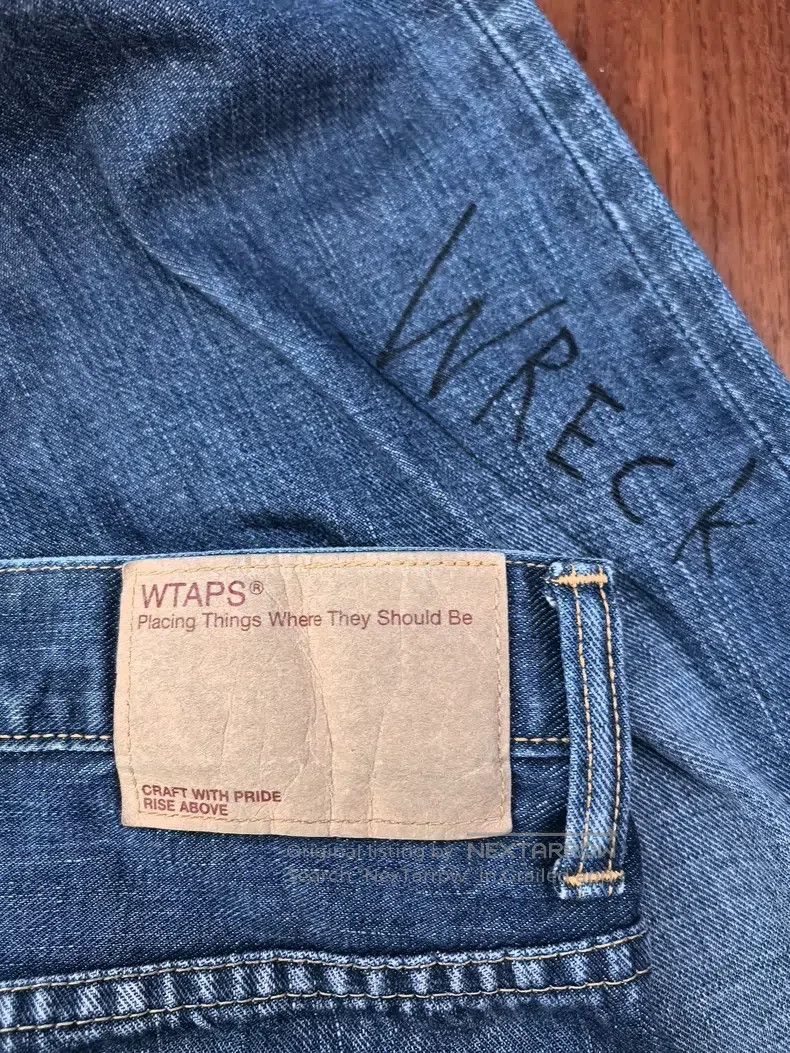Wtaps Wtaps size L Hand-drawn graffiti wash jeans Size US 39 - 4 Thumbnail