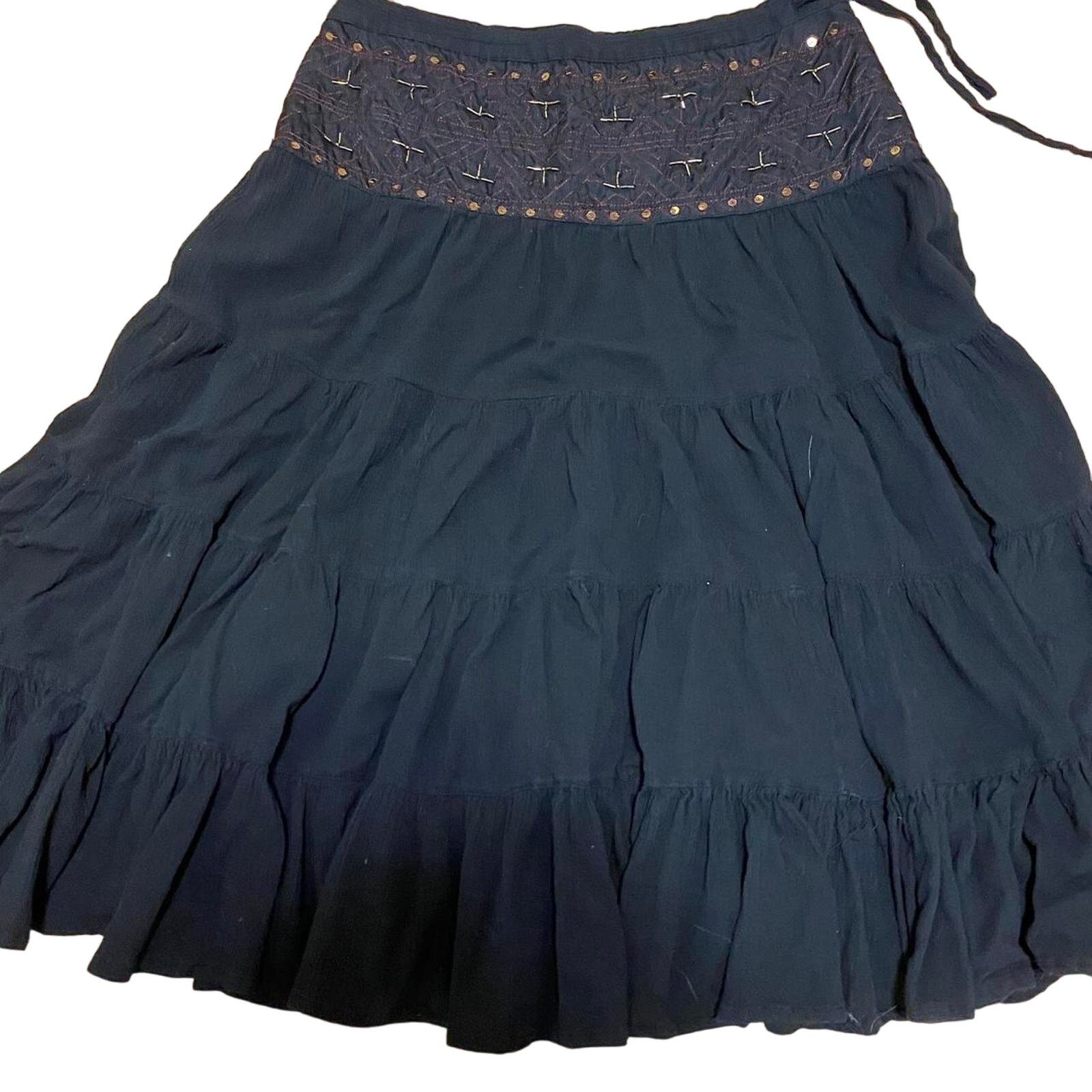 Other Y2k grunge fairy black skirt Size 36" / US 14 / IT 50 - 2 Thumbnail