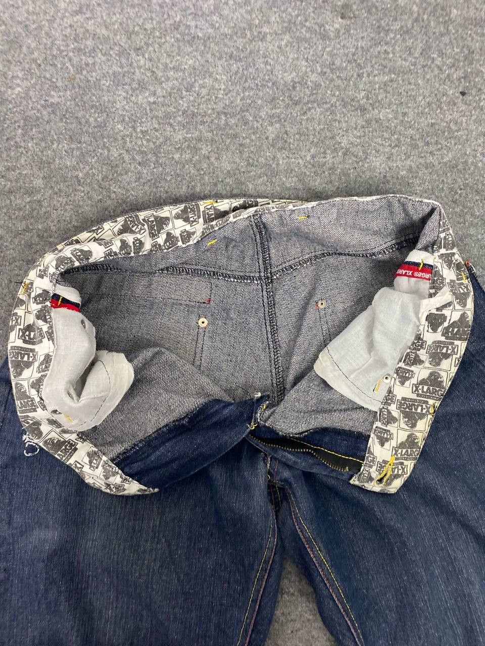 Xlarge XLARGE selvedge distressed denim nice design Size US 35 - 13 Thumbnail