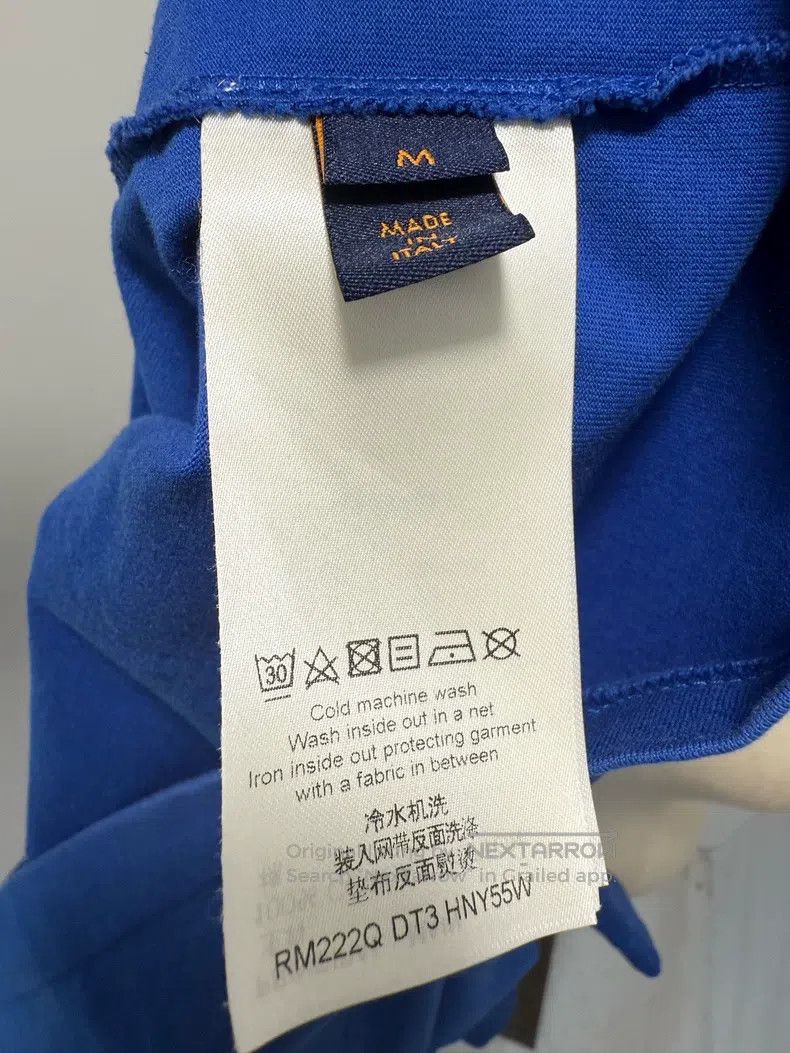 Louis Vuitton Louis Vuitton Blue embossed logo short sleeves Size US M / EU 48-50 / 2 - 6 Thumbnail
