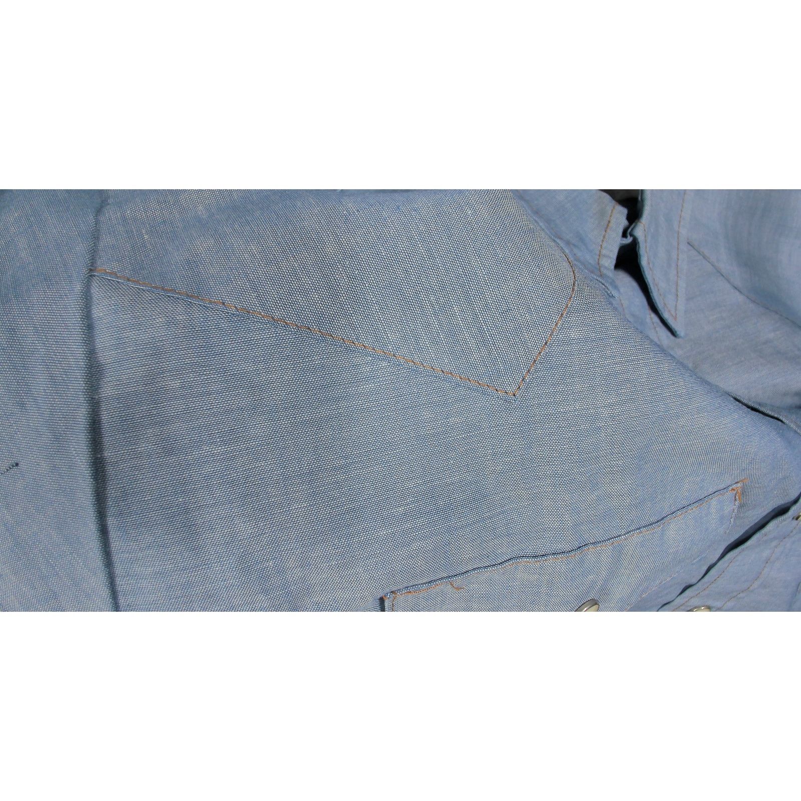 Vintage Vintage 70s Saddle King By Key Western Pearl Snap Shirt Size US XXL / EU 58 / 5 - 9 Thumbnail