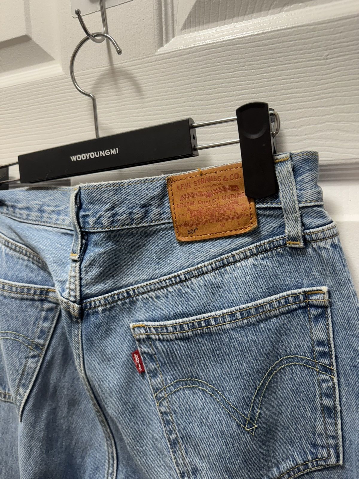 Levi's Made & Crafted Levi's Levis 510 XX Distressed Denim Jeans Blue Rare Size US 32 / EU 48 - 3 Thumbnail