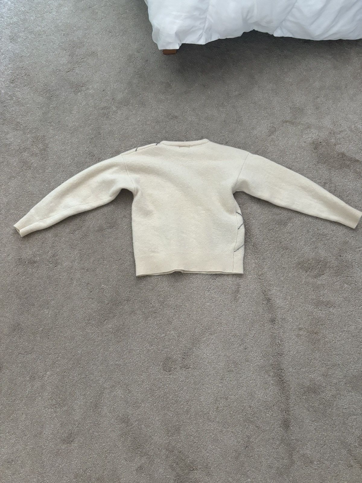 Designer × Neiman Marcus RARE cream neiman marcus lambswool sweater CREAM Size US XS / EU 42 / 0 - 3 Thumbnail