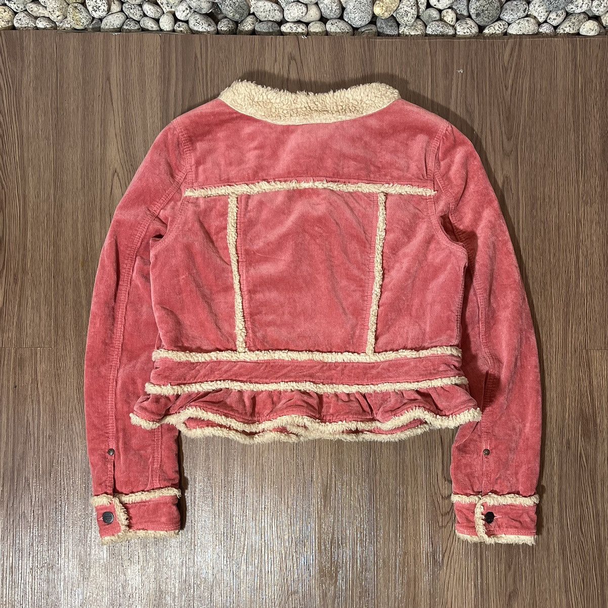 Designer × Japanese Brand RNA inc. Japan Corduroy Crop Jacket Sherpa Collar Size US M / EU 48-50 / 2 - 2 Thumbnail