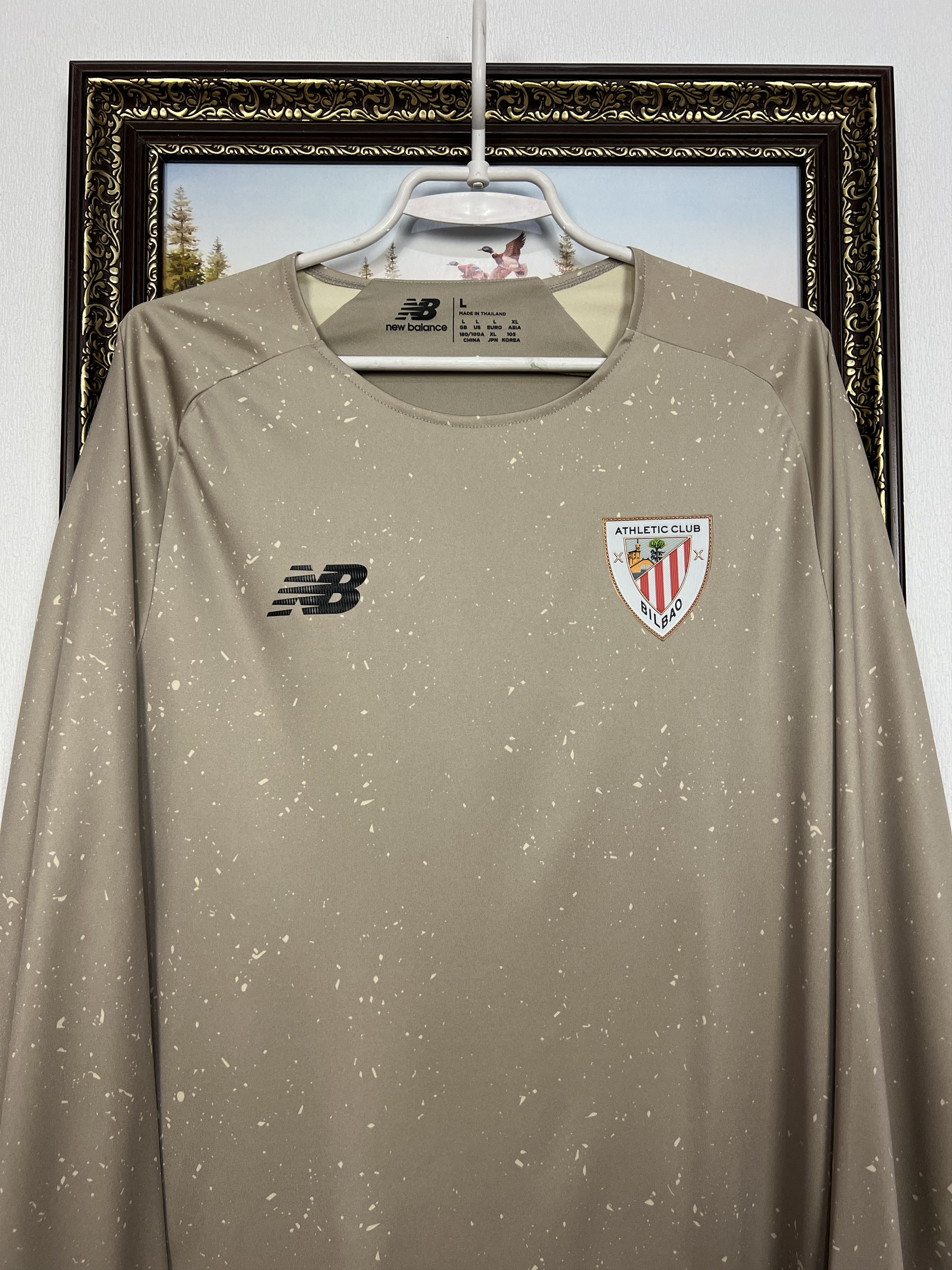 New Balance Athletic Bilbao Spain Football Shirt 2021 Soccer Long Sleeve Size US L / EU 52-54 / 3 - 2 Thumbnail