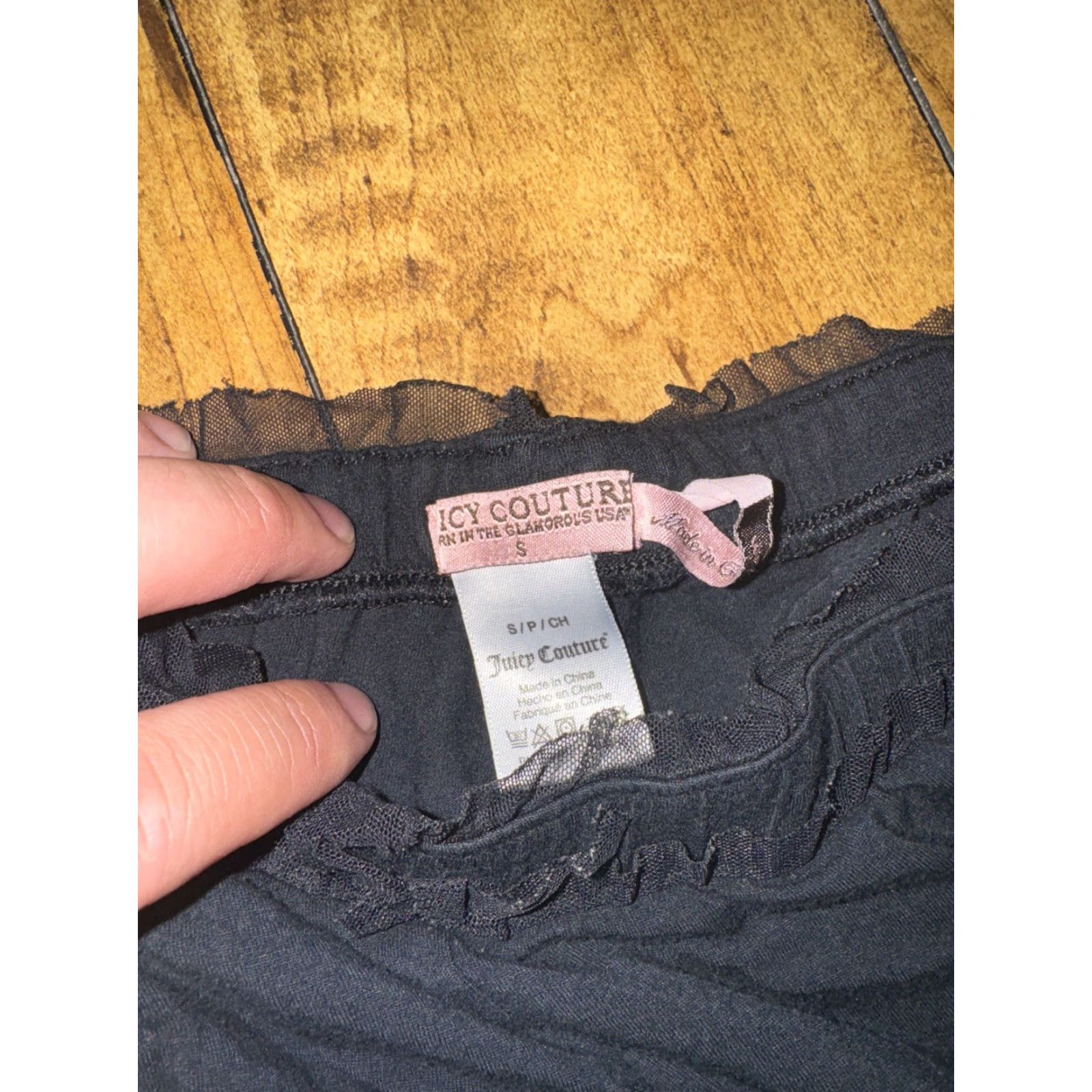 Juicy Couture Juicy Couture Pajama Bottoms Black 26x29 Size Small Size 26" / US 2 / IT 38 - 3 Thumbnail