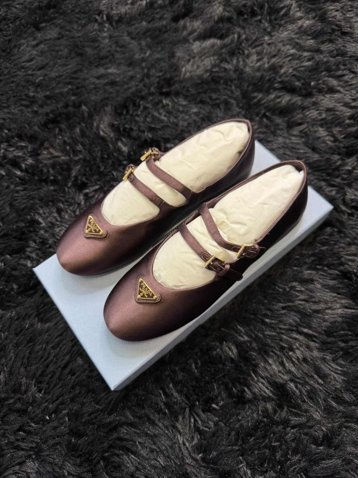 Prada Prada Satin Ballerinas Size US 7.5 / IT 37.5 - 1 Thumbnail