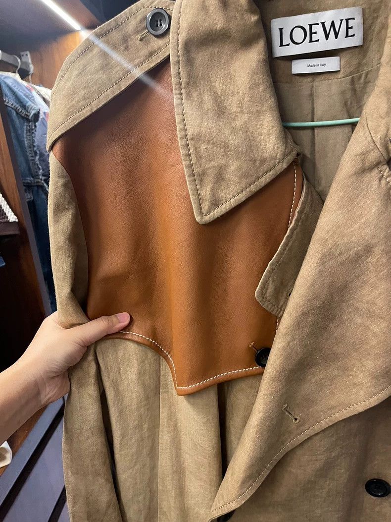 Loewe Loewe Classic leather trench coat Size XL / US 12-14 / IT 48-50 - 3 Thumbnail