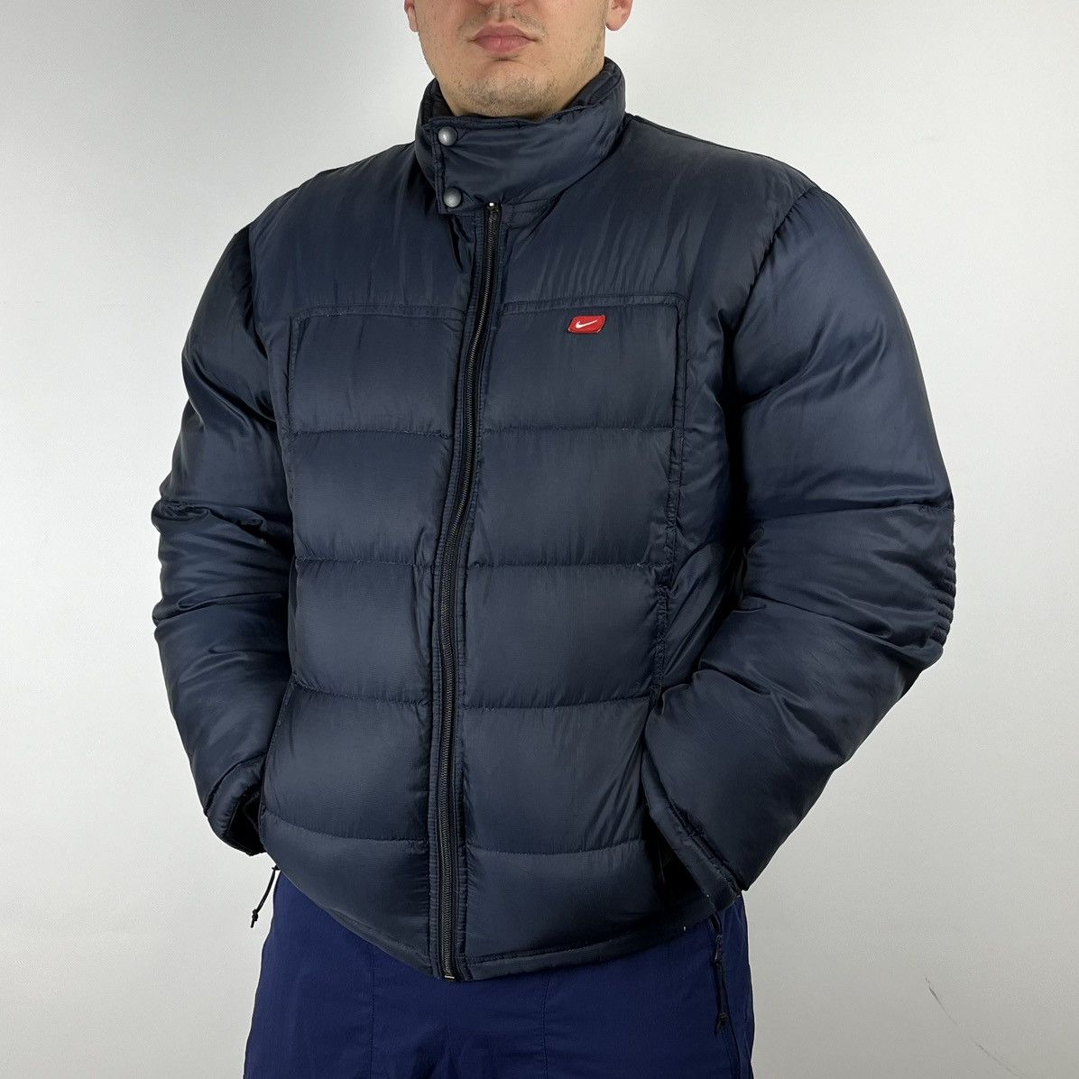 Nike Nike down jacket puffer size Medium y2k Size US M / EU 48-50 / 2 - 1 Thumbnail