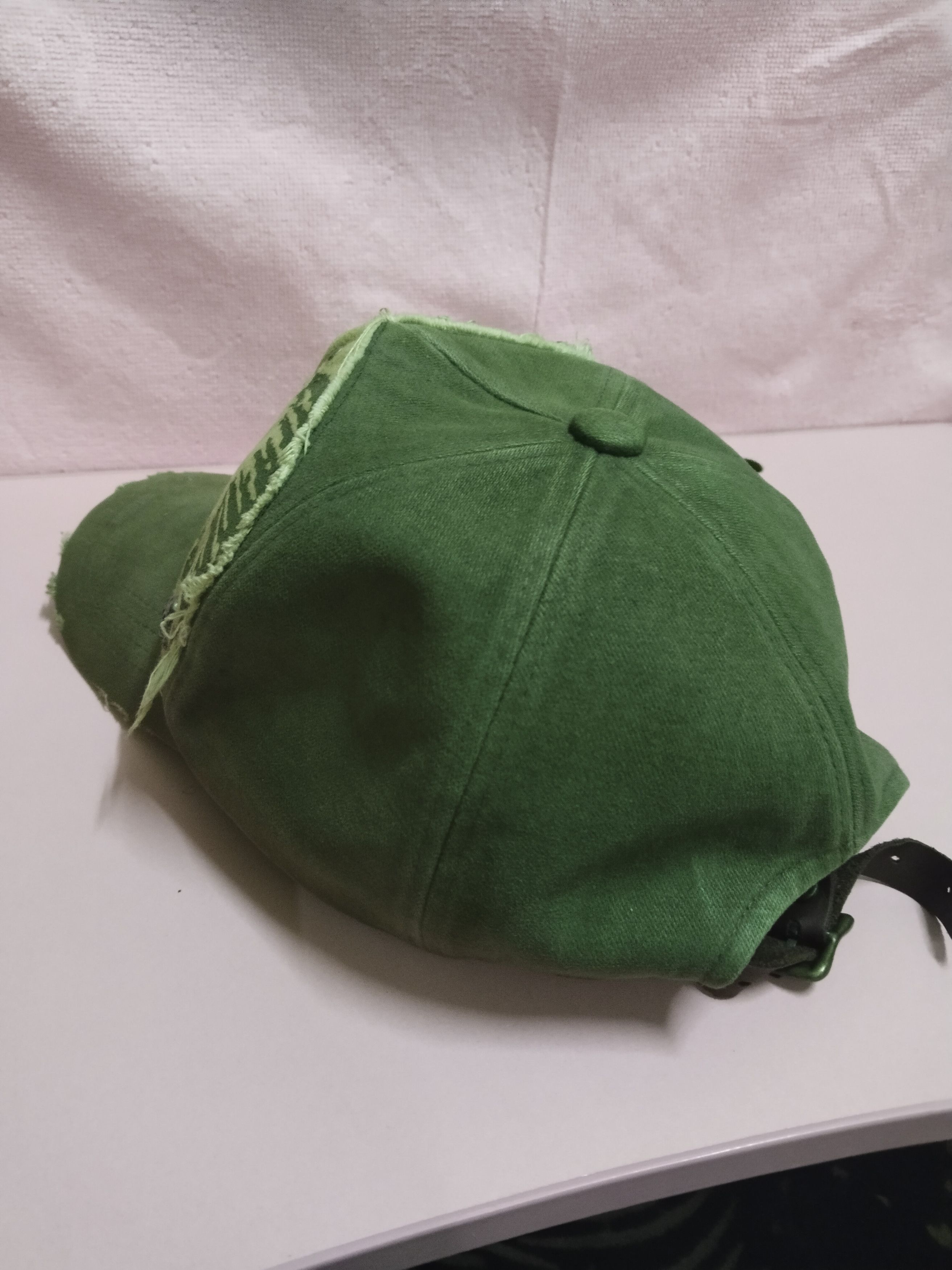 Japanese Brand RARE DISTRESSED APACHE IT IS NOT GIVEN UP SMOKING HAT Size ONE SIZE - 4 Thumbnail