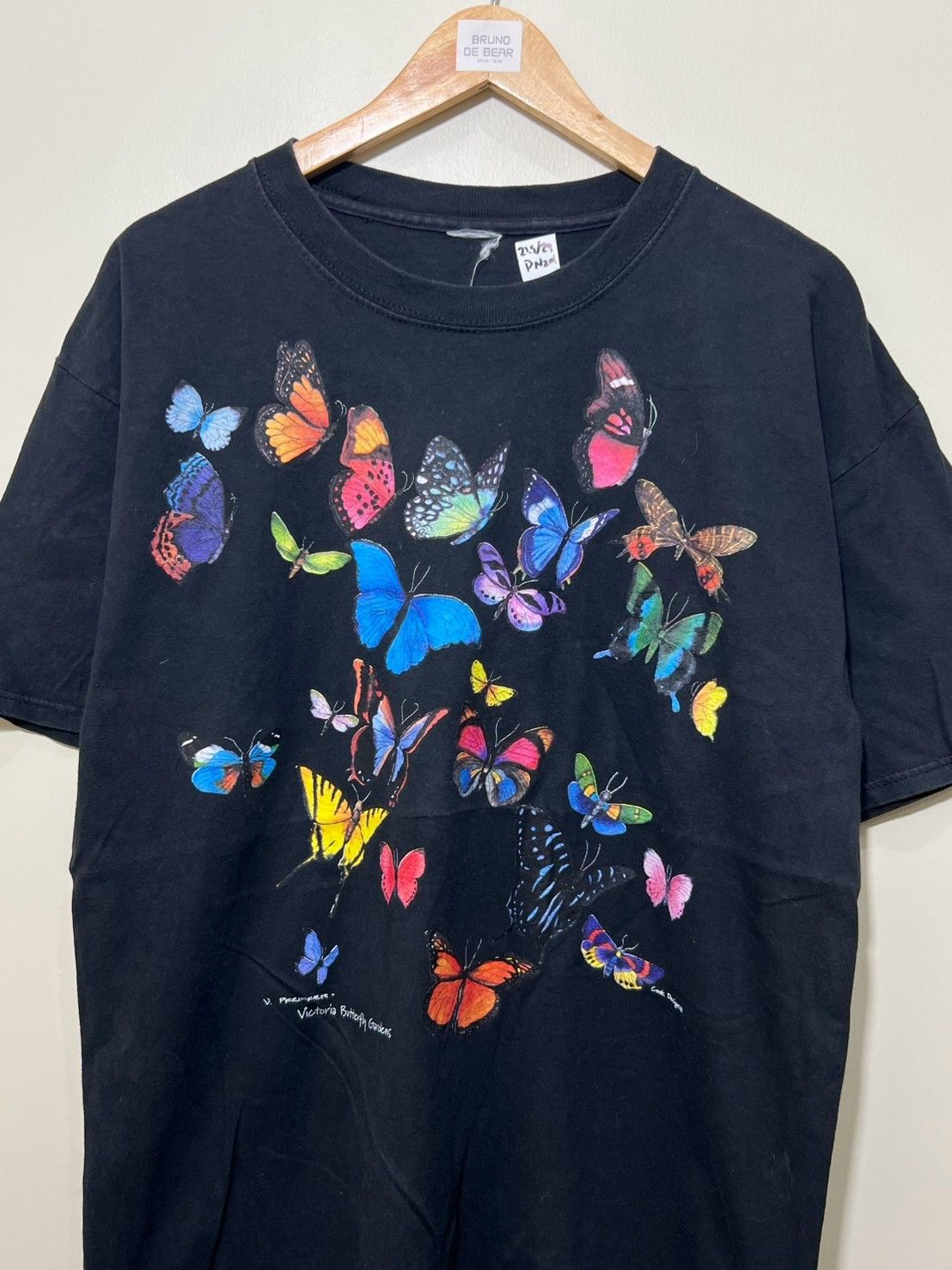 Vintage Vintage Victoria Butterfly Gardens shirt Cook designs bnz01 Size US L / EU 52-54 / 3 - 3 Thumbnail