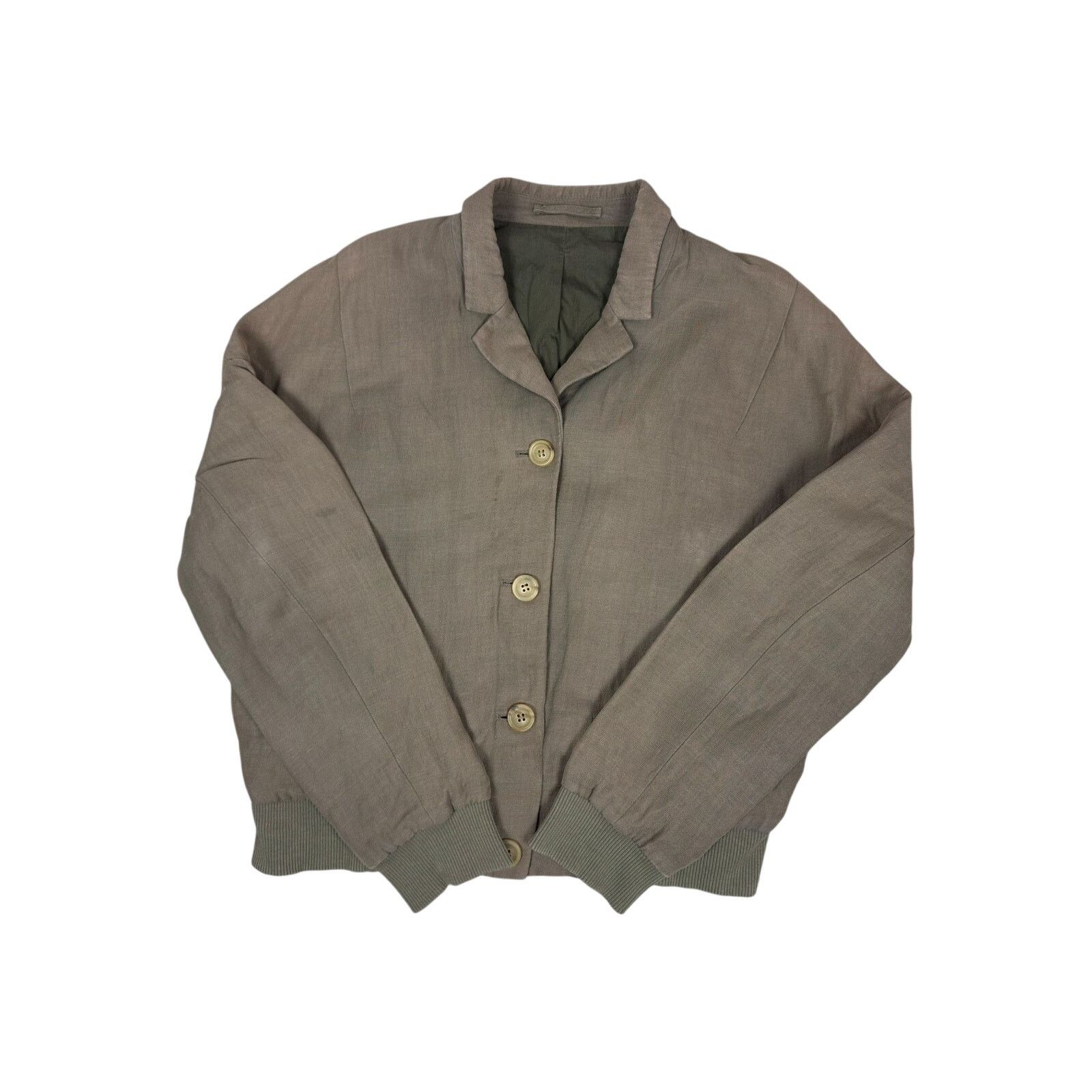 Acne Studios Acne Jeans khaki Front Button Long Sleeve Jacket 34 Size XS / US 0-2 / IT 36-38 - 2 Thumbnail