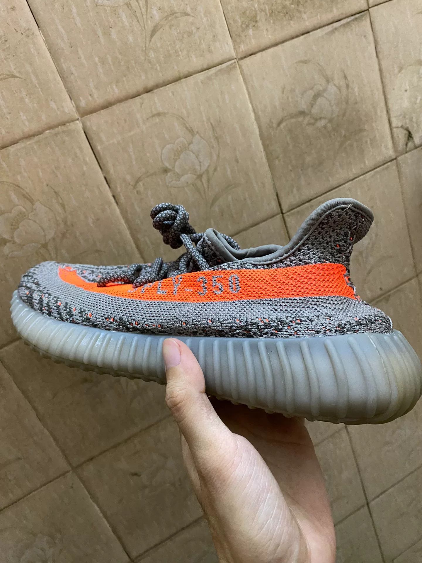 Adidas Adidas YEEZY350 Gray Lowtop Sneakers 38 Men Size US 6 / EU 39 - 1 Thumbnail