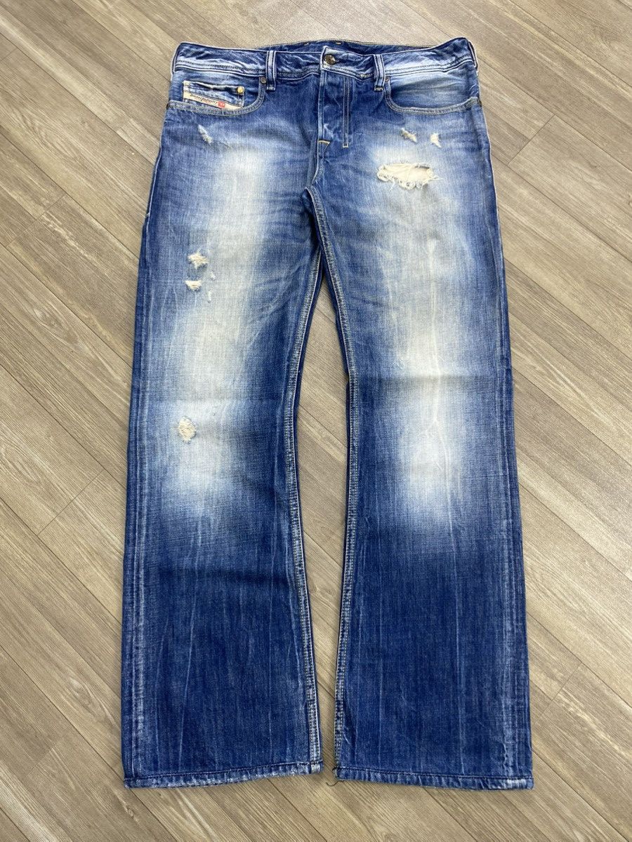Diesel 2000s Diesel Distressed Punk Lgb Faded Bootcut Flared Jeans Size US 30 / EU 46 - 1 Thumbnail