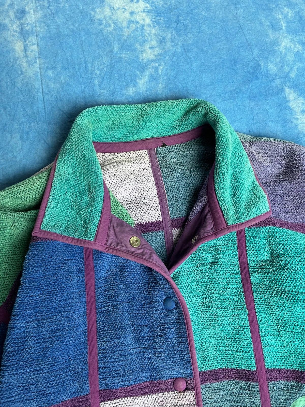 Annikki Karvinen Vintage 90s Annikki Karvinen Finnish Designer Patchwork Rare Size US M / EU 48-50 / 2 - 5 Thumbnail
