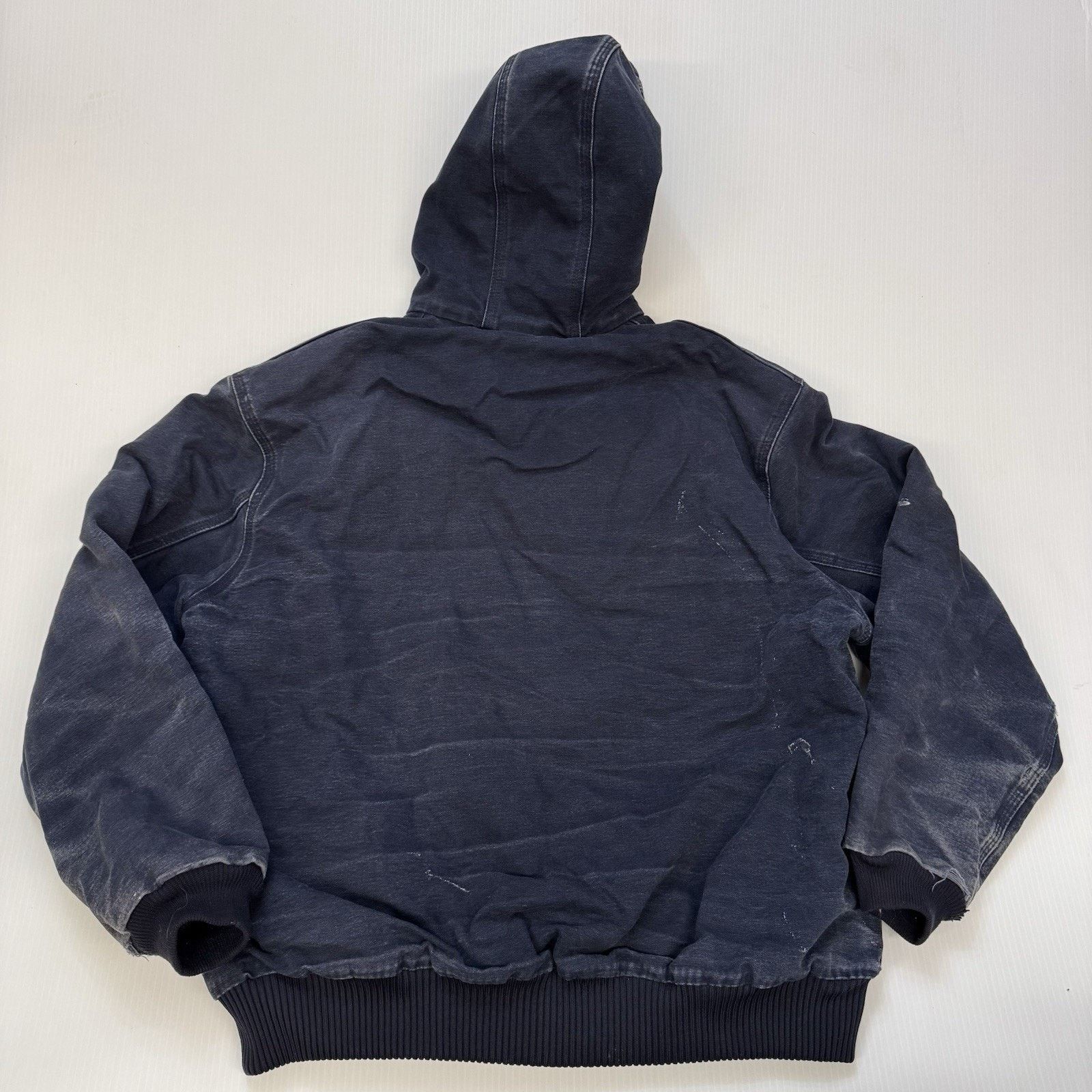 Carhartt Carhartt Canvas Jacket Blue Quilted Lining Hooded Mens XL VT Size US XL / EU 56 / 4 - 7 Thumbnail