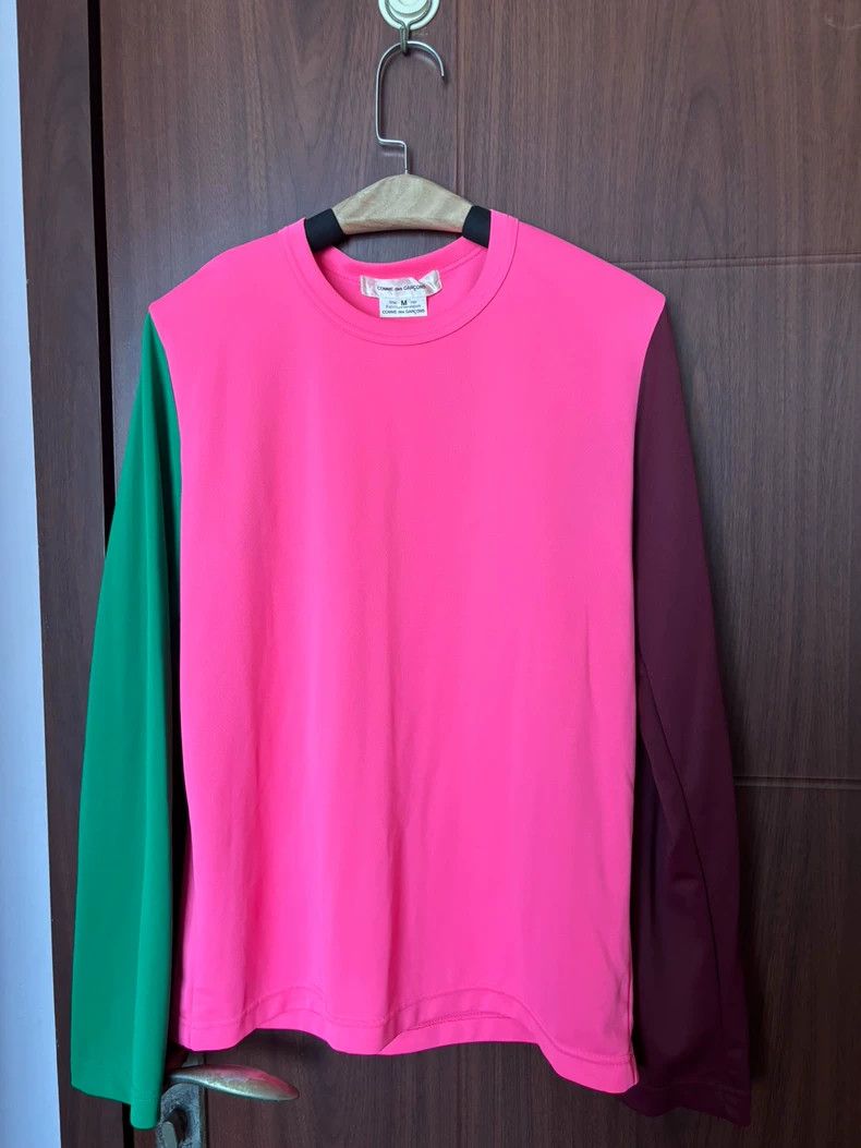 Comme des Garcons Comme Des Garcons Bright color matching long sleeve t in s Size M / US 6-8 / IT 42-44 - 1 Thumbnail