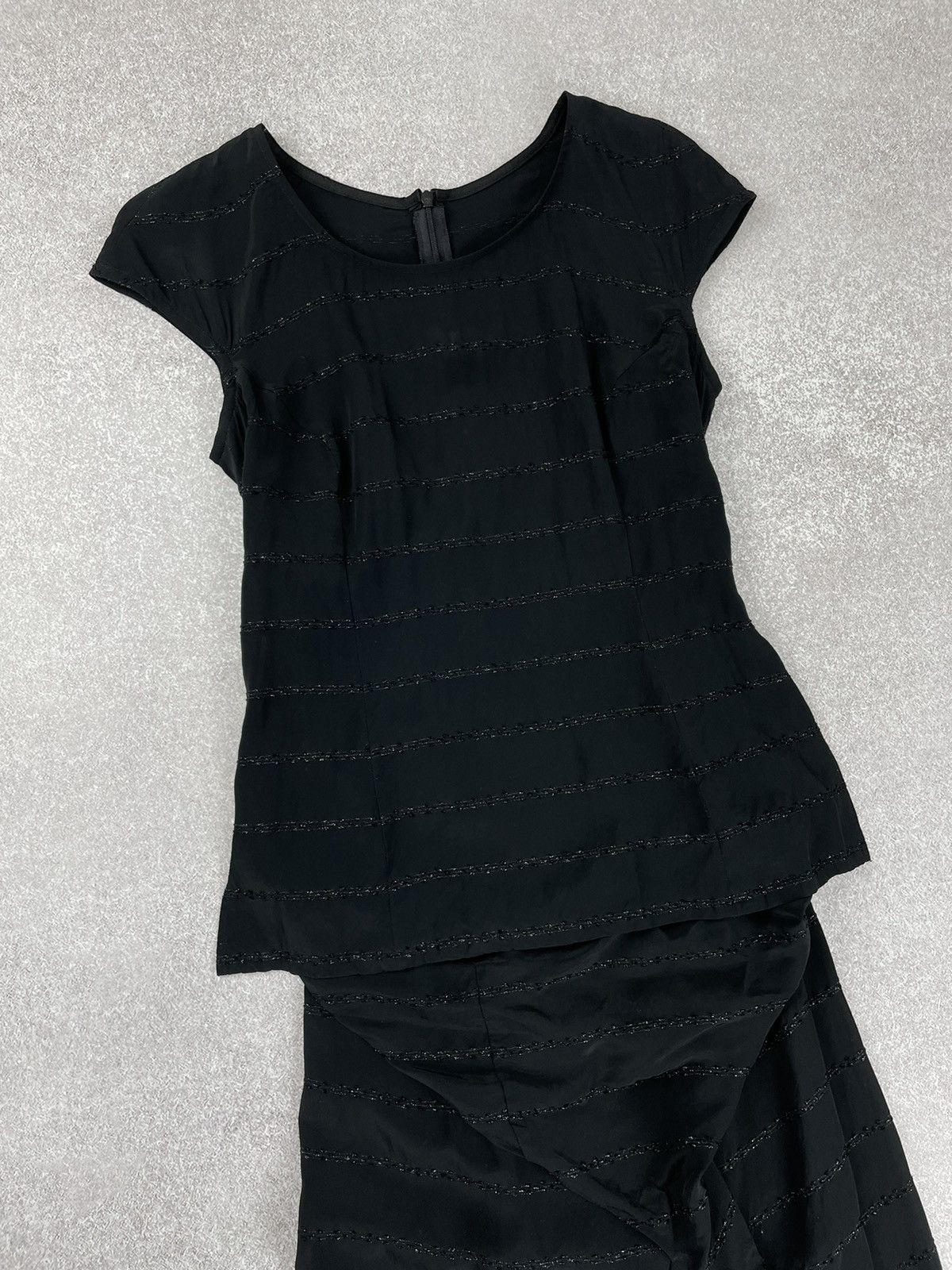 ATSURO TAYAMA × Designer × Japanese Brand Atsuro Tayama Abstract Black Dress Japan Style Yohji Size S / US 4 / IT 40 - 2 Thumbnail