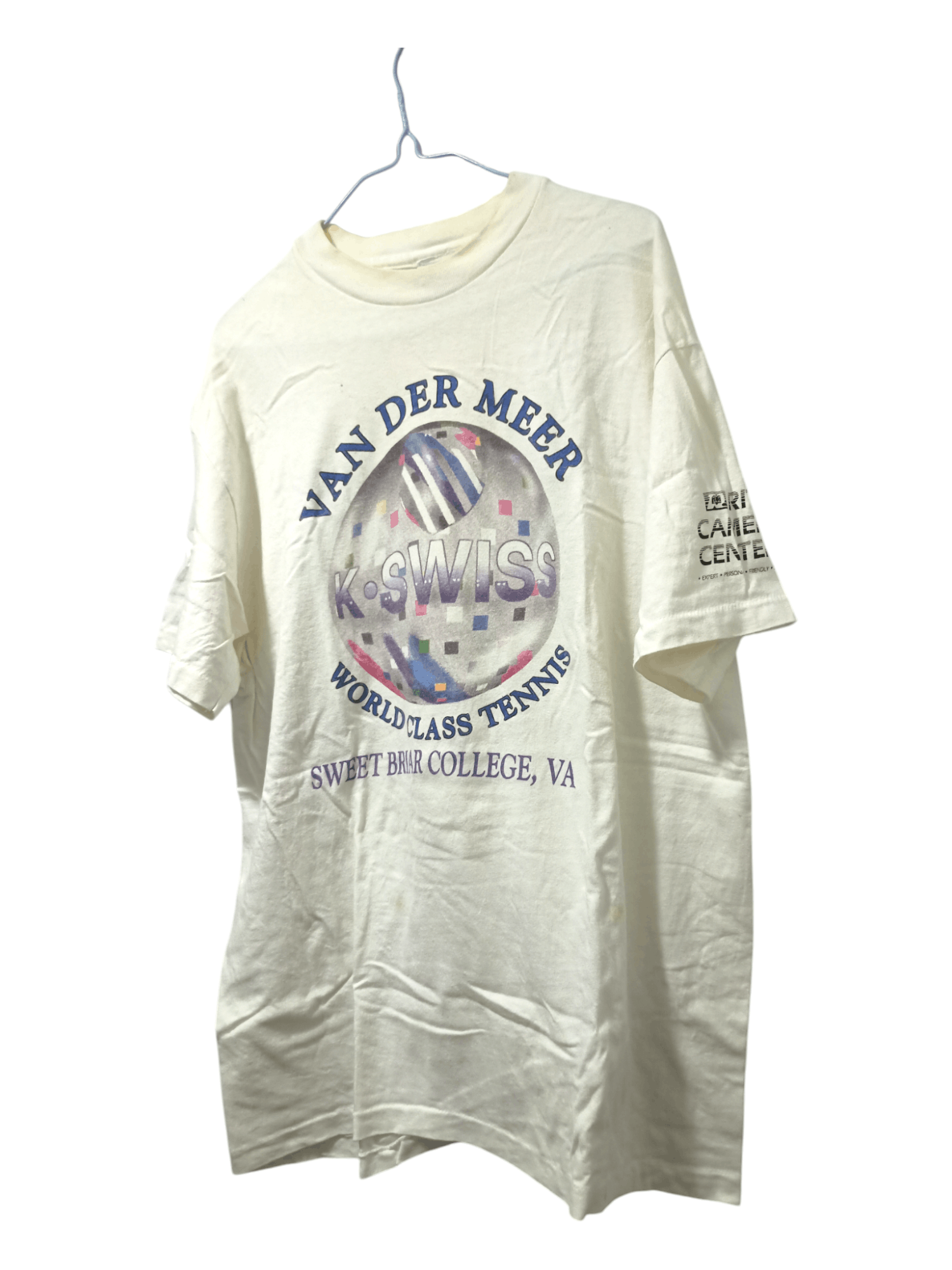 K-Swiss Vintage 80s K Swiss World Class Tennis Shirt Size US L / EU 52-54 / 3 - 2 Thumbnail