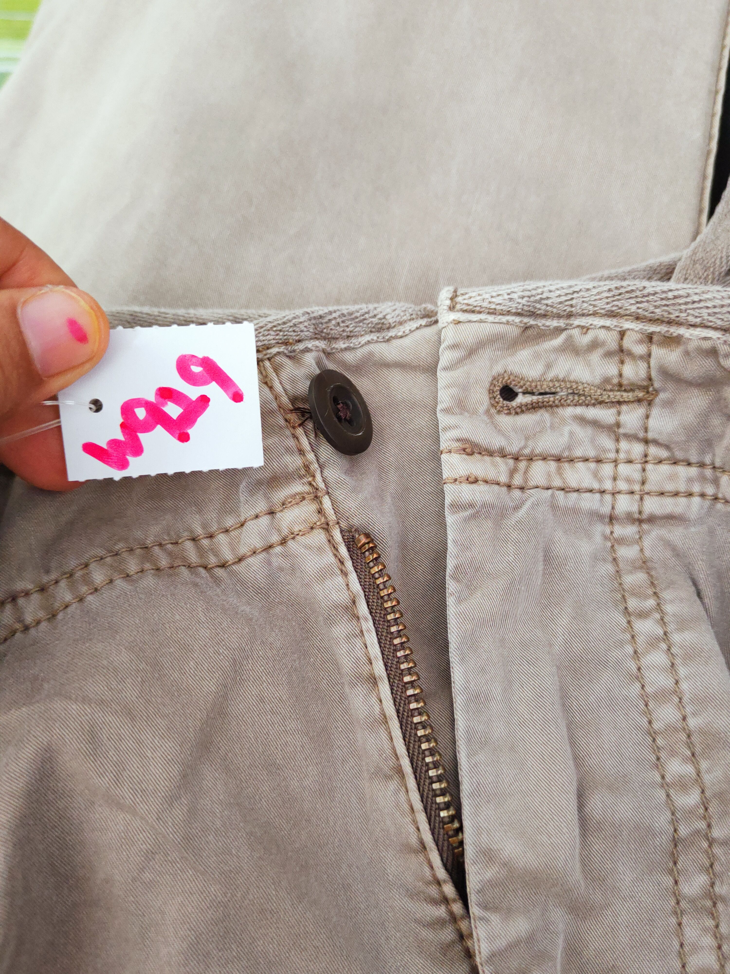 Japanese Brand DL Uniqlo Beige Multipocket Tactical Cargo Pants #W929 Size US 34 / EU 50 - 14 Thumbnail