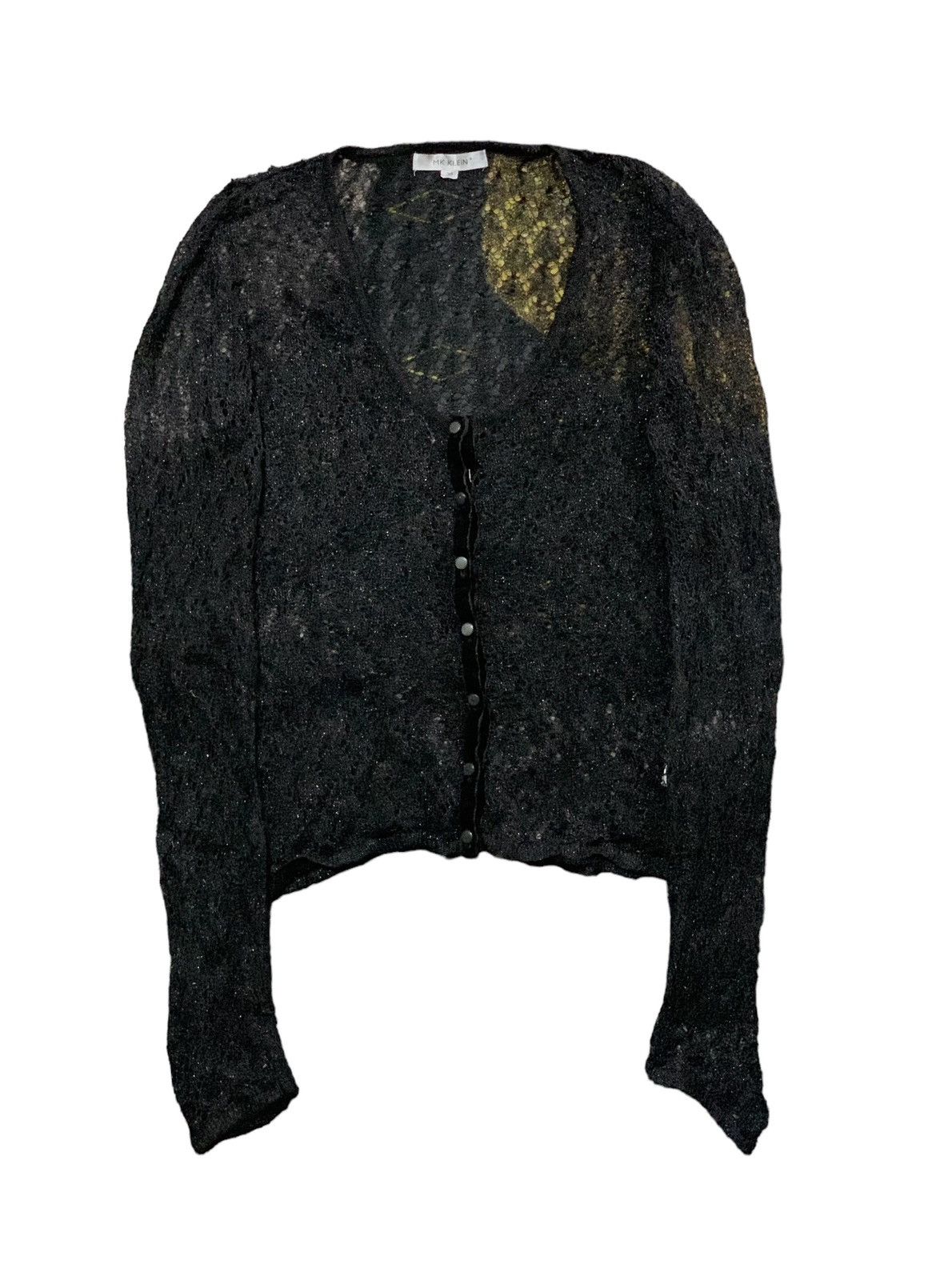 💥Michel Klein + Designer Crochet Top Mesh Avant Garde Style
